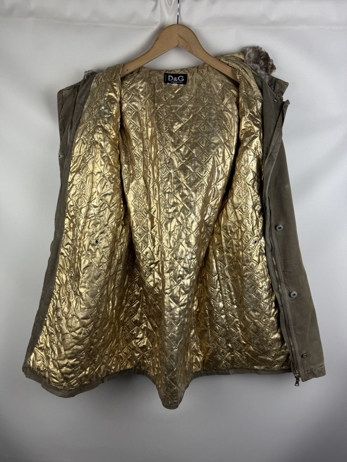 Dolce & Gabbana Dolce & Gabbana Vintage Military Style Hooded Parka Jacket Size XS / US 0-2 / IT 36-38 - 22 Thumbnail