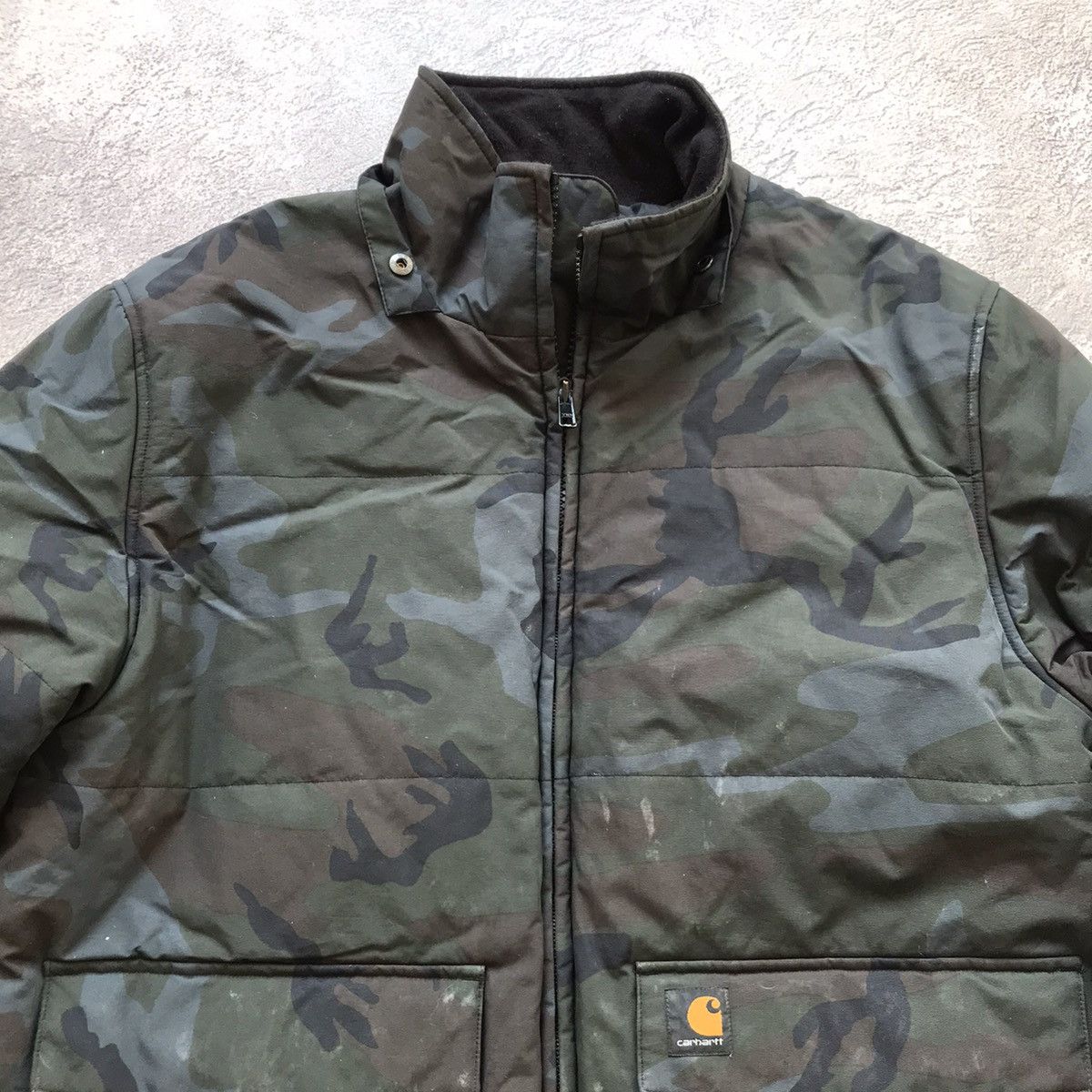 Vintage Vintage Carhartt Camo Quilted Jacket Streetwear Y2K Boxy XXL Size US XXL / EU 58 / 5 - 2 Thumbnail