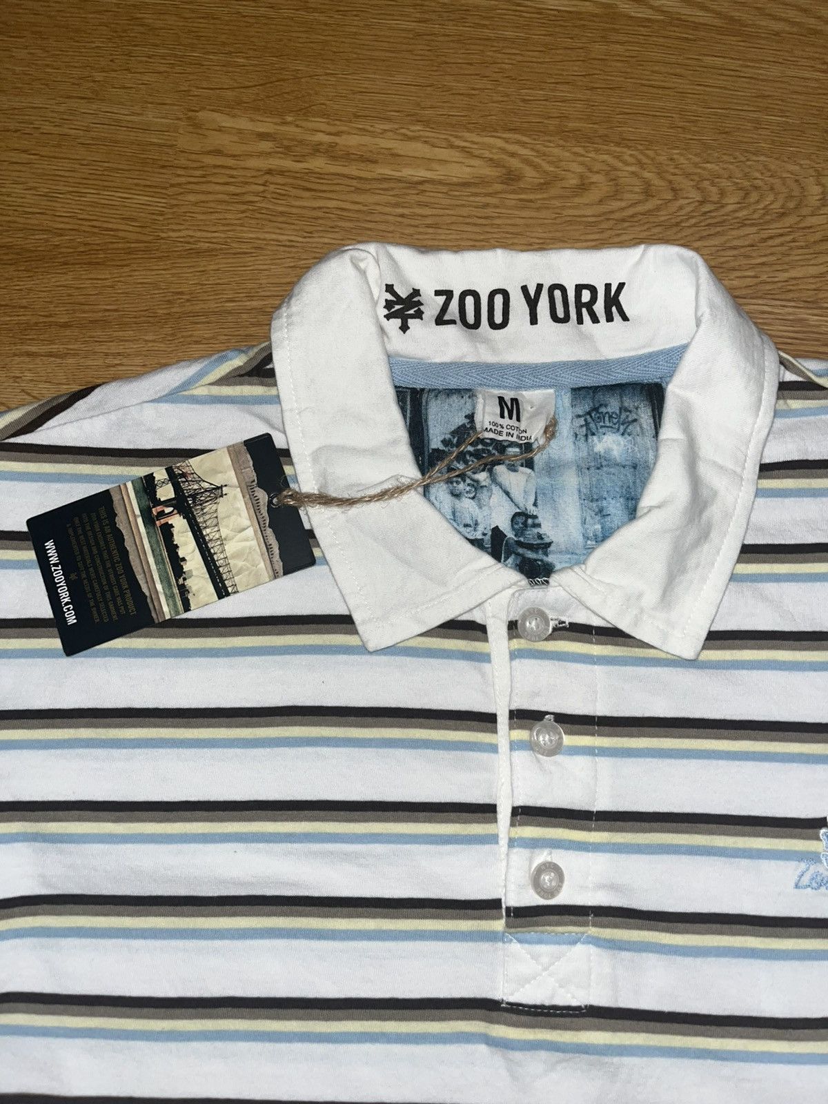 Zoo York Zoo York white Myrtle Polo M Size US M / EU 48-50 / 2 - 2 Thumbnail