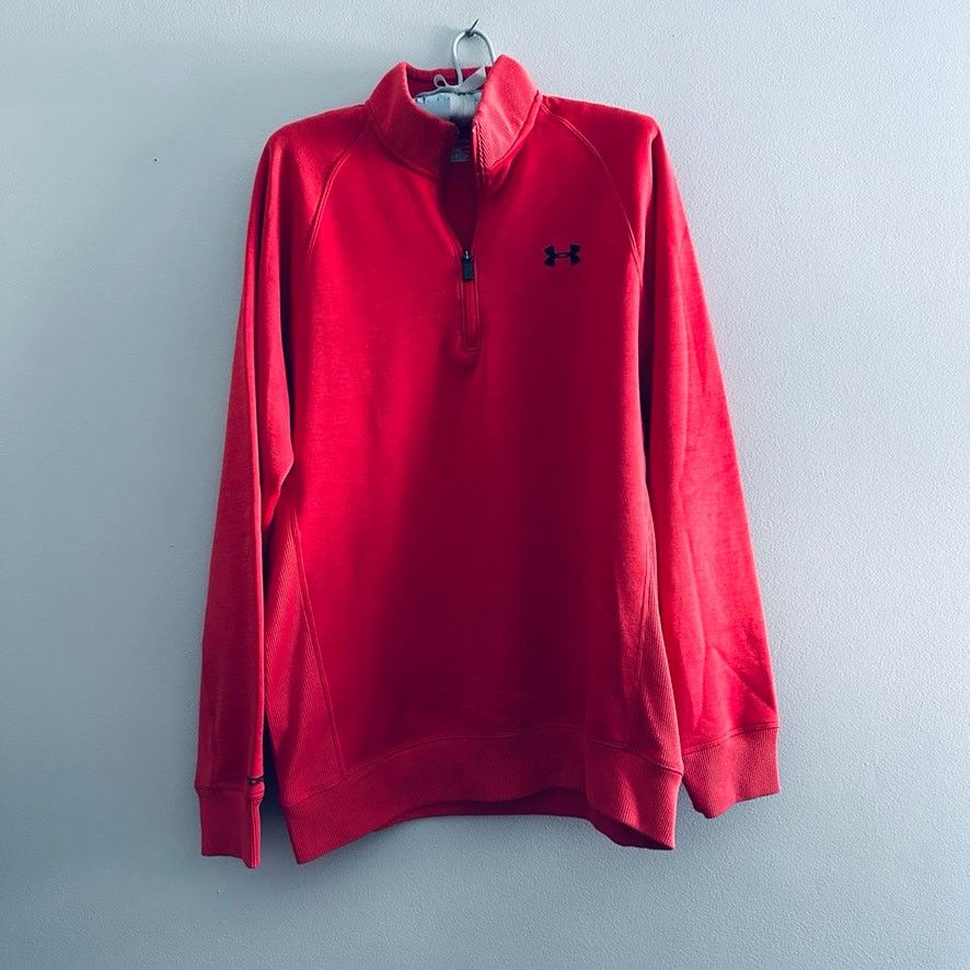 Under Armour Under Armour orange quarter zip loose fit pullover Size US M / EU 48-50 / 2 - 2 Thumbnail