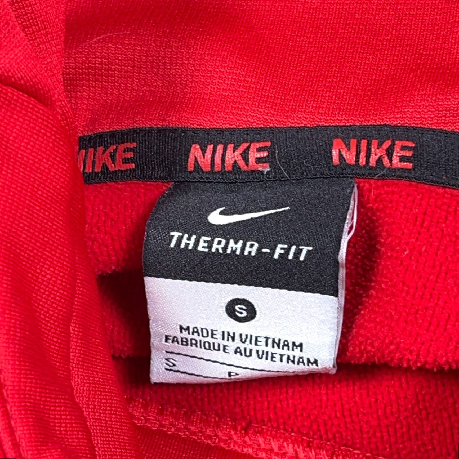 Nike Nike Hoodie Women S Small Red Black Therma Dri Fit Sweatshirt Swoosh Mock Pullover Hooded Activewear Casual All Seasons Moisture Wicking Pockets Logo Size S / US 4 / IT 40 - 7 Thumbnail