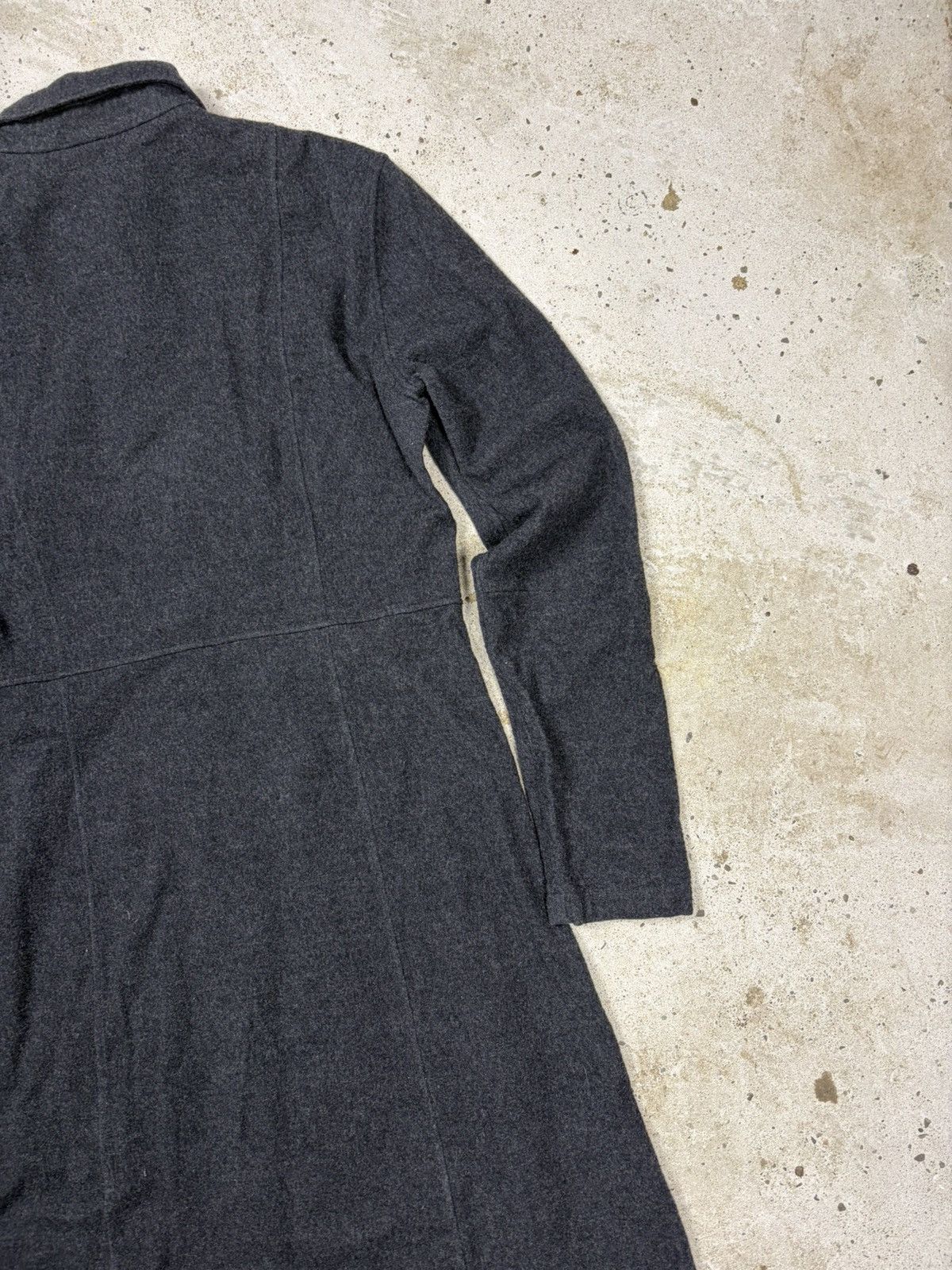 Jil Sander Jil Sander Virgin Wool Blend Black/Gray Long Sleeve Dress Size XS / US 0-2 / IT 36-38 - 19 Thumbnail