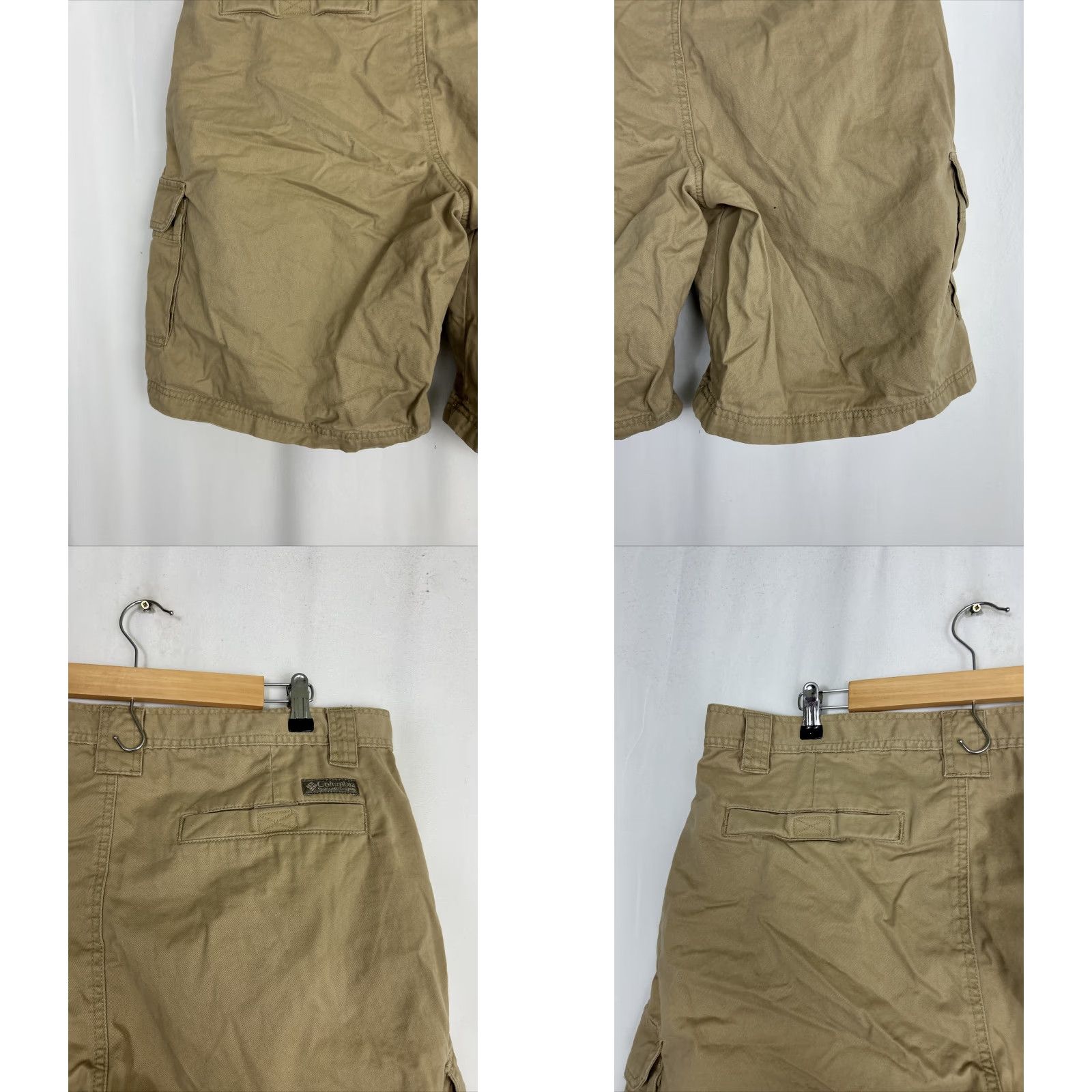 Vintage Columbia Mens Cargo Shorts Beige 40x10 Cotton Blend Outdoor Cargo Shorts Men Warm Weather Beige Coloumn? Size US 40 / EU 56 - 8 Thumbnail