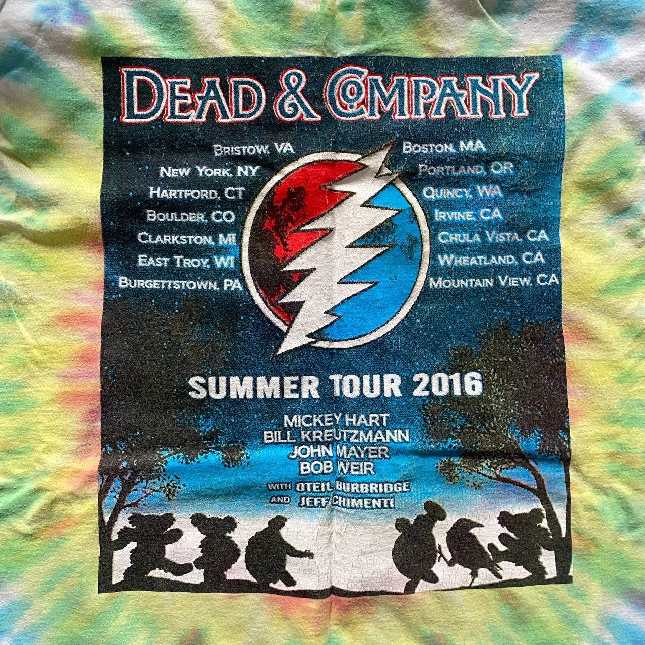 Band Tees VINTAGE Y2K GRATEFUL DEAD TIE DYE RARE AMAZING TEE 164 Size US L / EU 52-54 / 3 - 5 Thumbnail