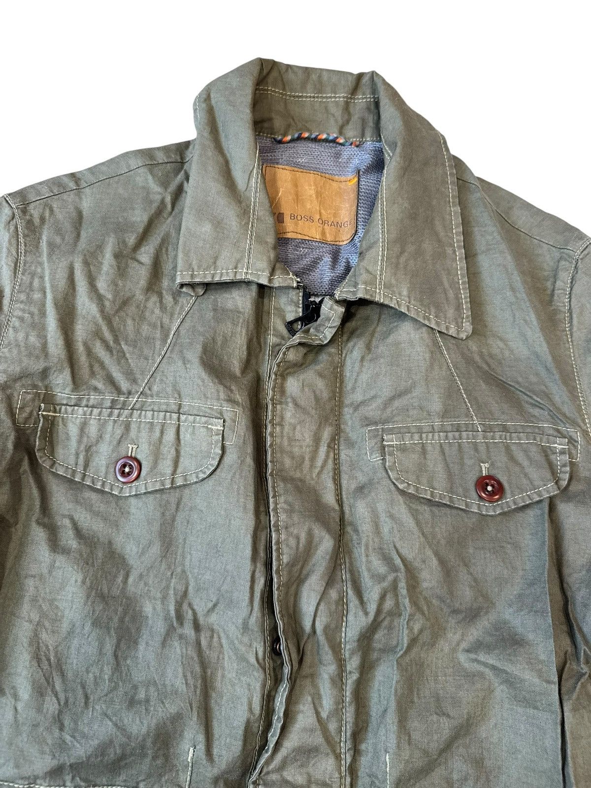 Hugo Boss Hugo Boss Orange Utility Khaki Military Jacket 50 Medium Size US M / EU 48-50 / 2 - 11 Thumbnail