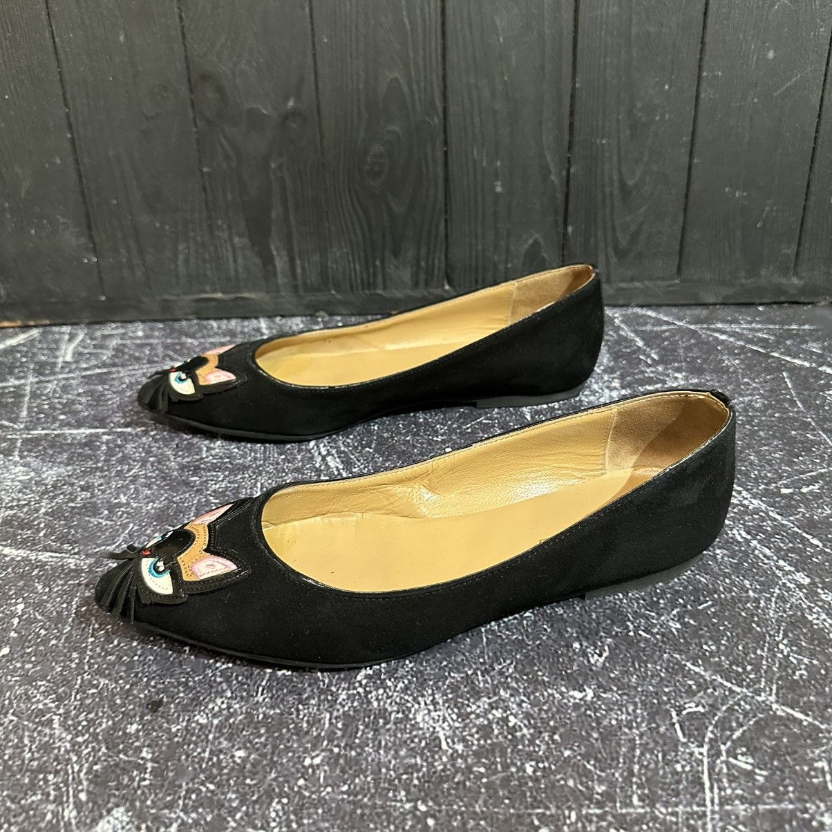 Dsquared2 DSQUARED2 - Women’s Suede Ballet Flats Size 38 Size US 8 / IT 38 - 6 Thumbnail