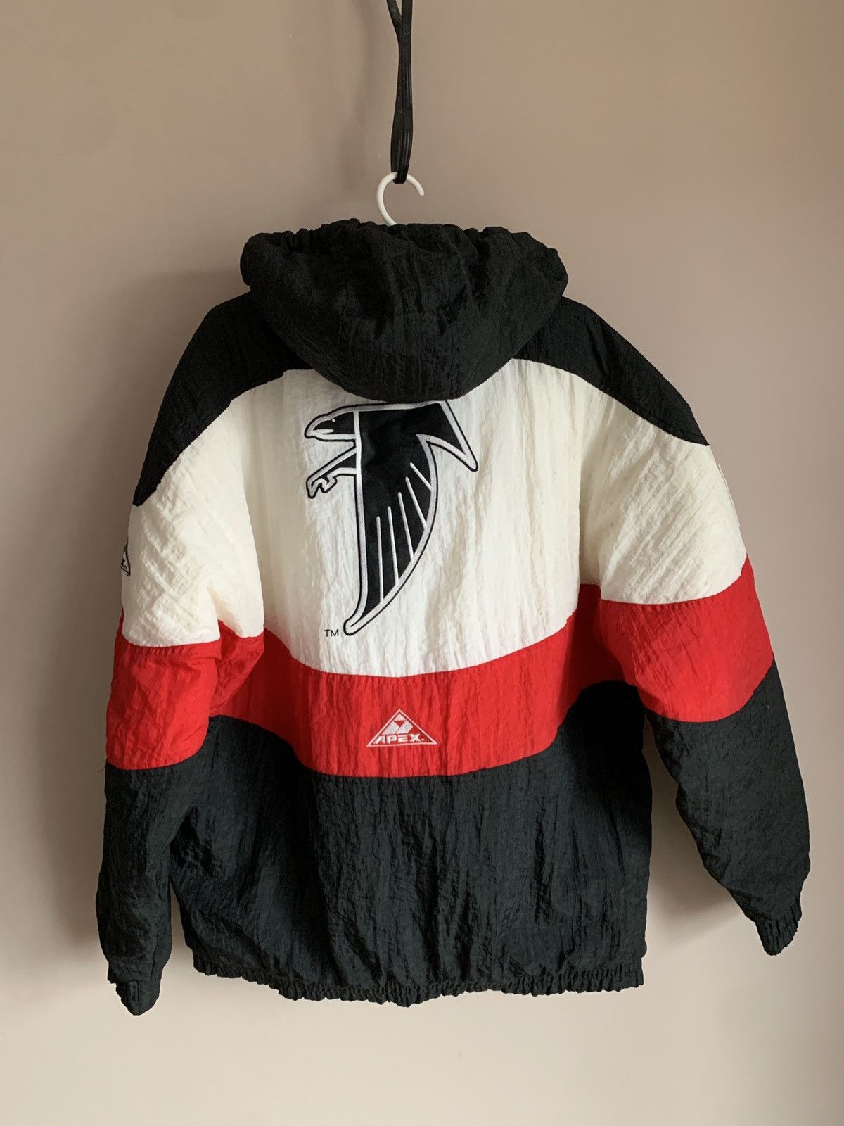 Vintage Atlanta Falcons Vintage Bomber Jacket Pro Line Apex NFL Sz L Size US L / EU 52-54 / 3 - 2 Thumbnail
