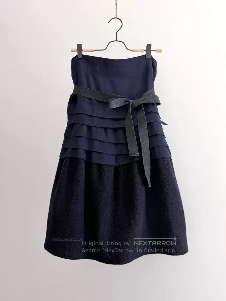 Comme des Garcons Comme Des Garcons size M Tie Wrap Layered Cake Skirt Size 22" - 1 Thumbnail
