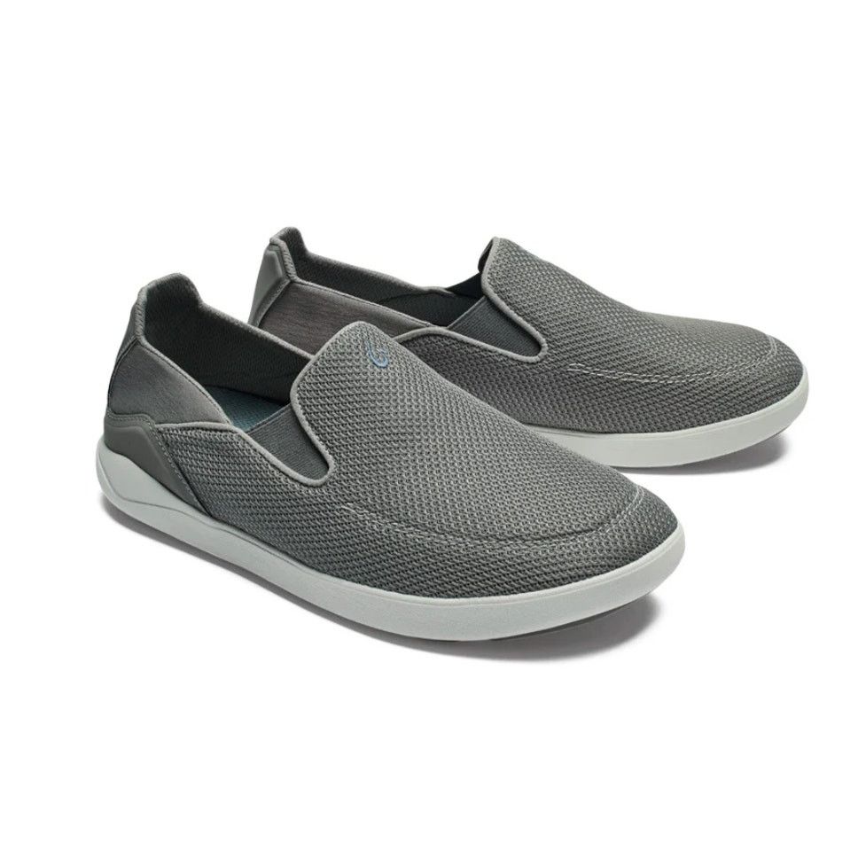 Olukai Olukai Men's Nohea Pae Slip On Shoes Fog Gray Size 8 Size US 8 / EU 41 - 1 Thumbnail