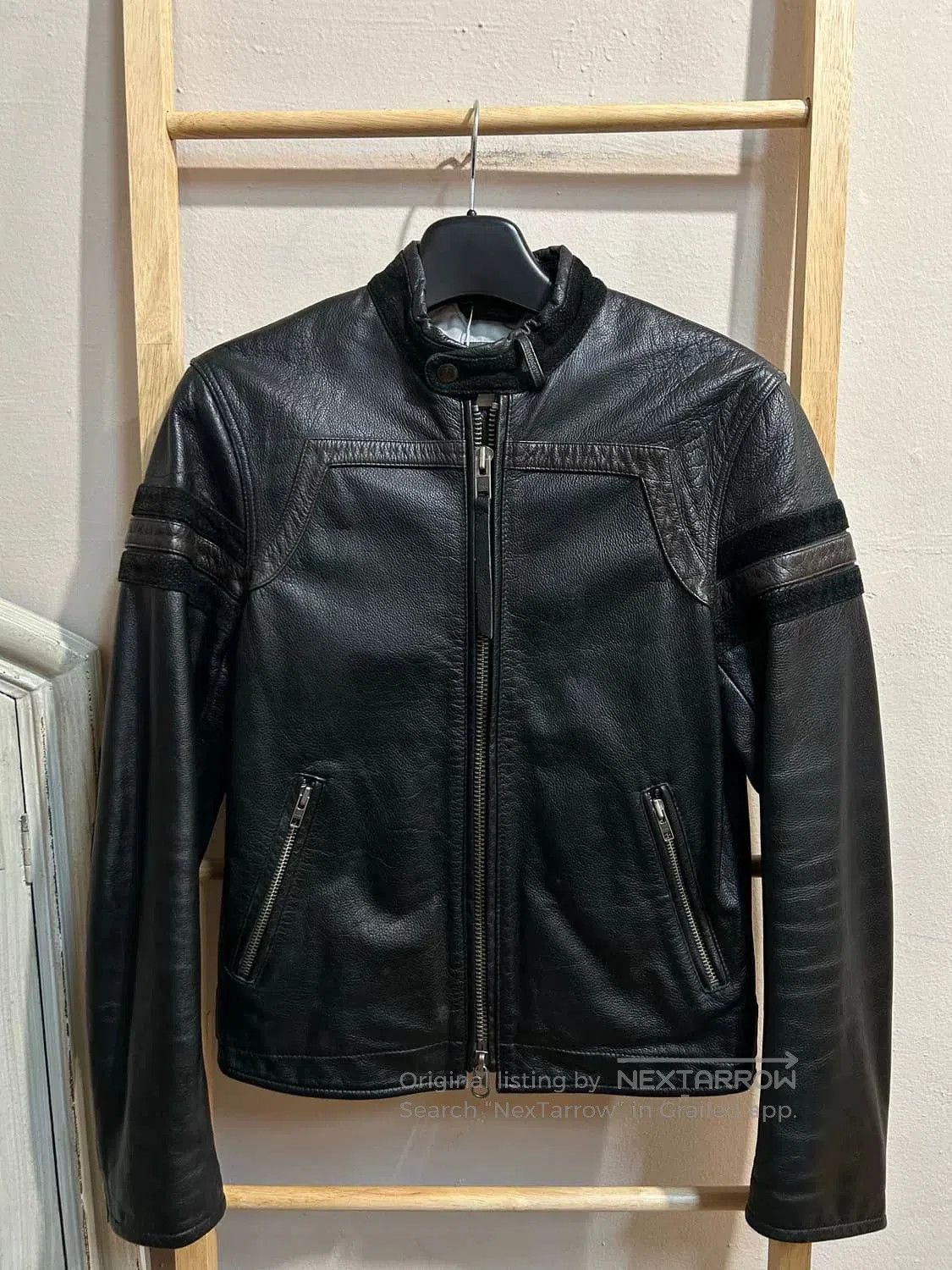 Armani Armani Vintage Leather Jacket. Size US M / EU 48-50 / 2 - 2 Thumbnail