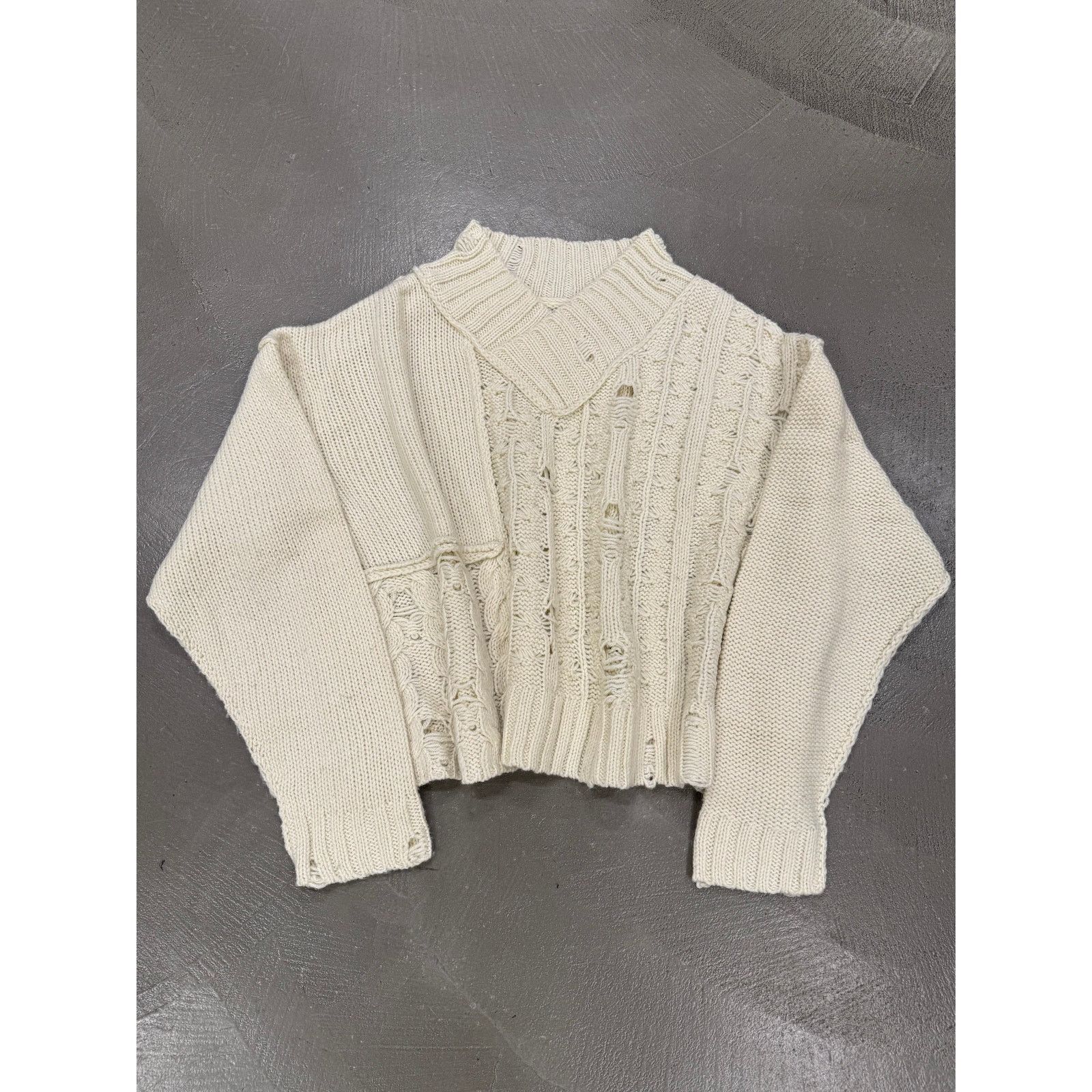Yohji Yamamoto 2000s Y’s by Yohji Yamamoto cropped reconstructed sweater Size ONE SIZE - 1 Thumbnail