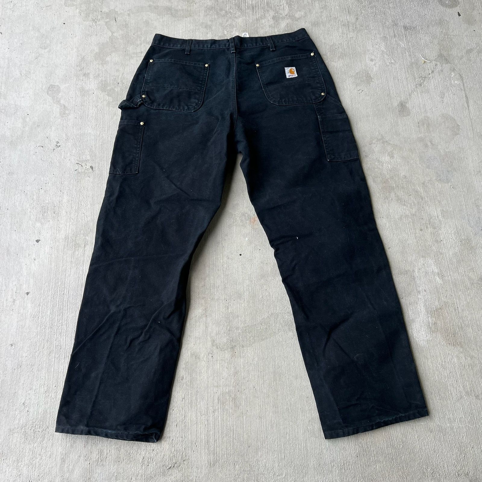 Carhartt × Vintage Carhartt black double knee work wear carpenter pants Size US 36 / EU 52 - 5 Thumbnail