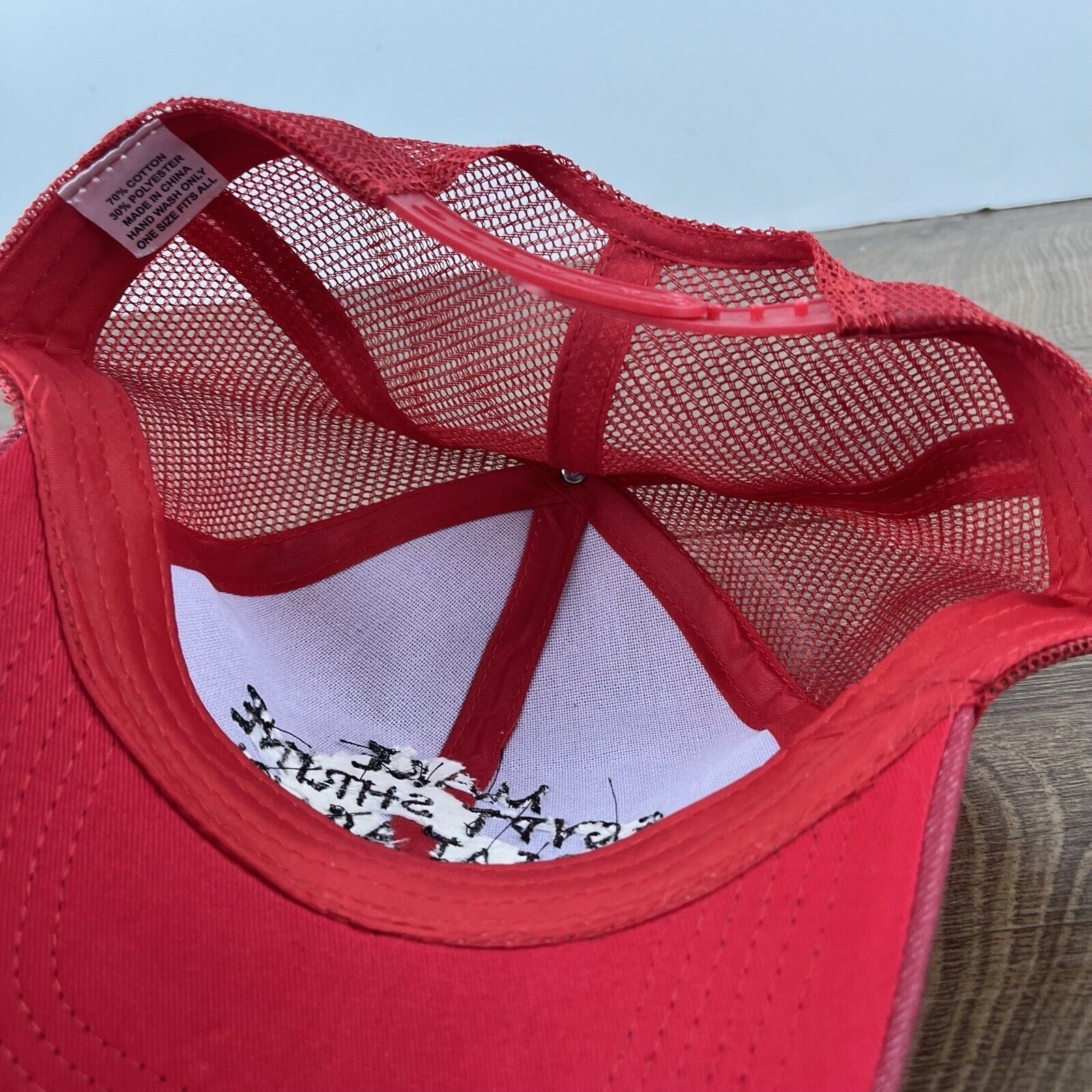 Other Make Eygpt Shrine Great Again Hat Red Cap Adjustable Hat Red Size ONE SIZE - 12 Thumbnail