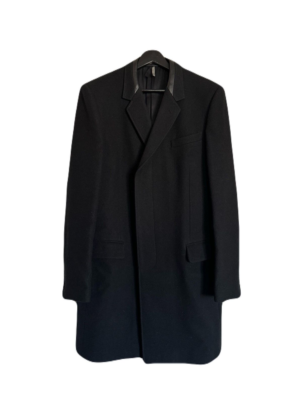 Dior × Hedi Slimane 2006AW Dior Homme Cashmere Wool Pea Coat | Grailed