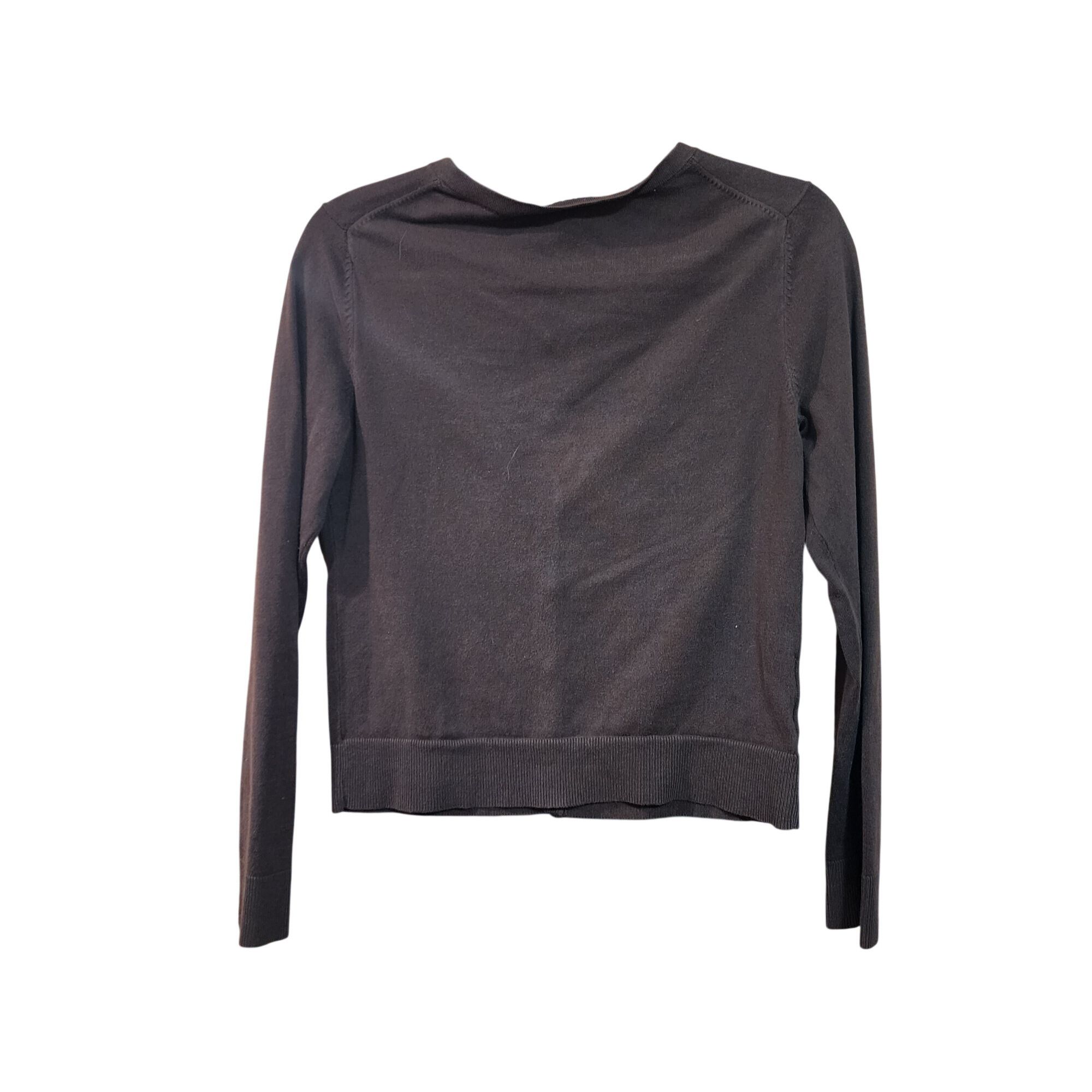 Other Loft Womens Brown Button-Front Cardigan Sweater Size S Long Size S / US 4 / IT 40 - 2 Thumbnail
