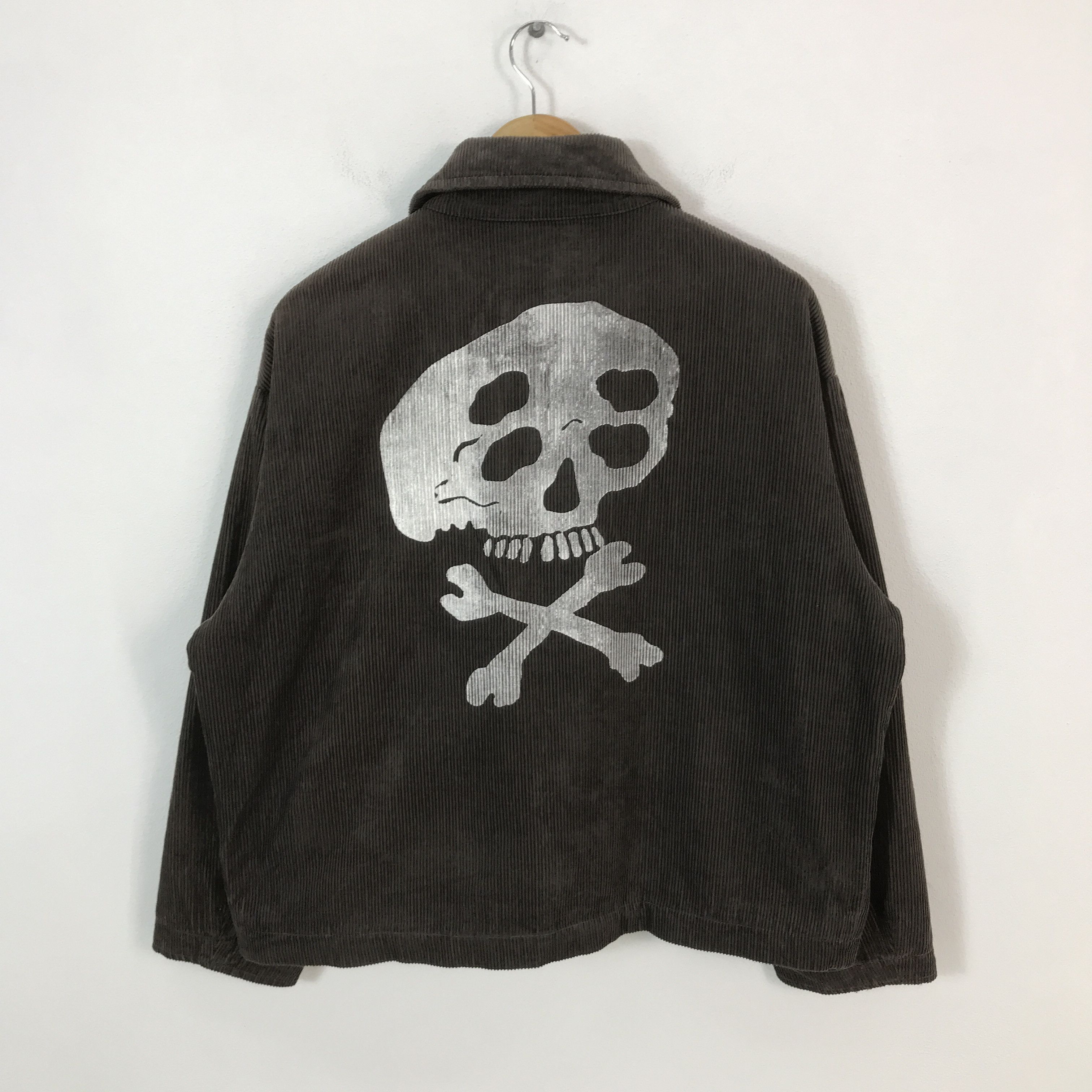 Japanese Brand Wym lidnm Custom Art skull Double pocket Corduroy jacket Size US M / EU 48-50 / 2 - 1 Thumbnail