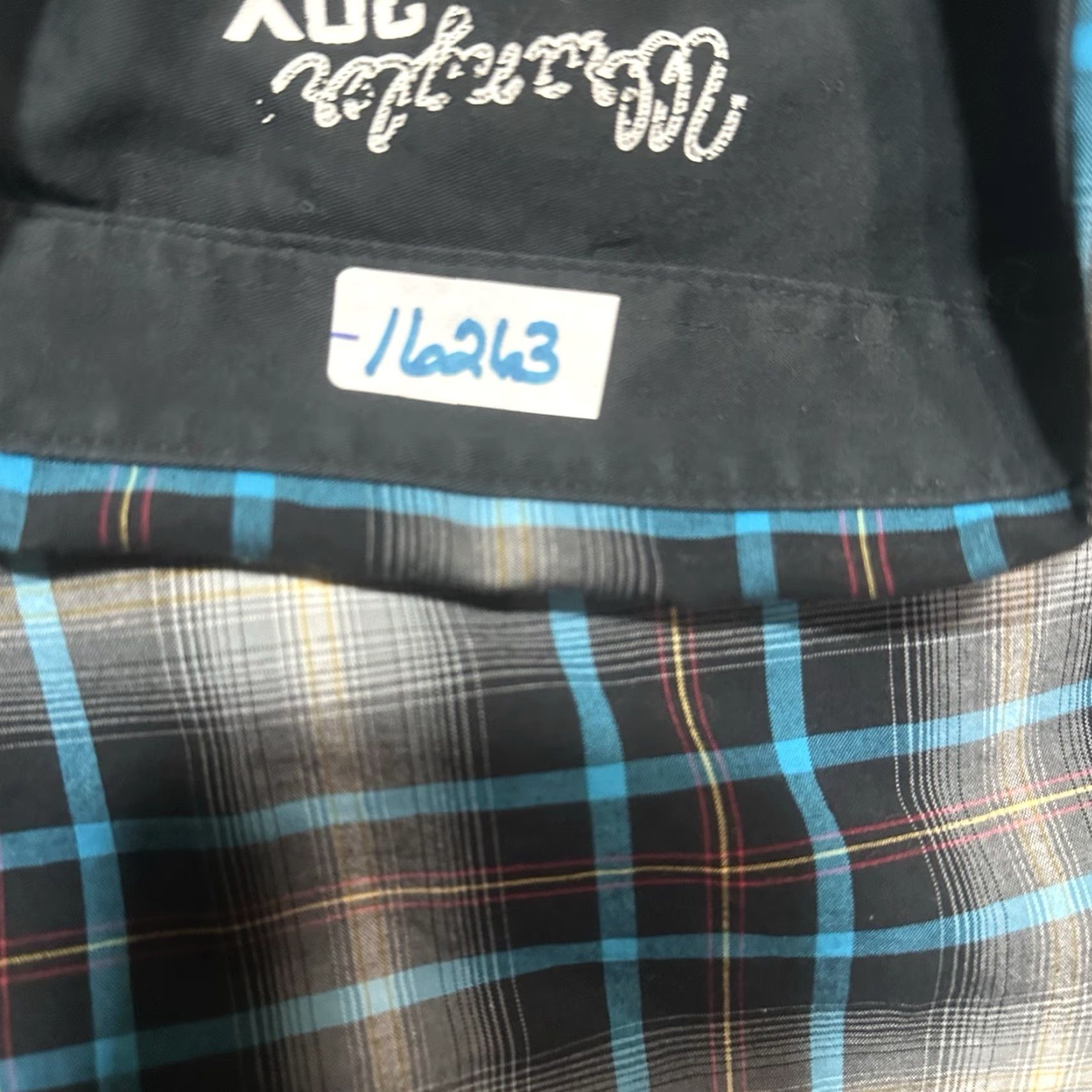 Wrangler Wrangler 20X Competition Pearl Snap Shirt Mens 2XL XXL Blue Plaid Size US XXL / EU 58 / 5 - 7 Thumbnail