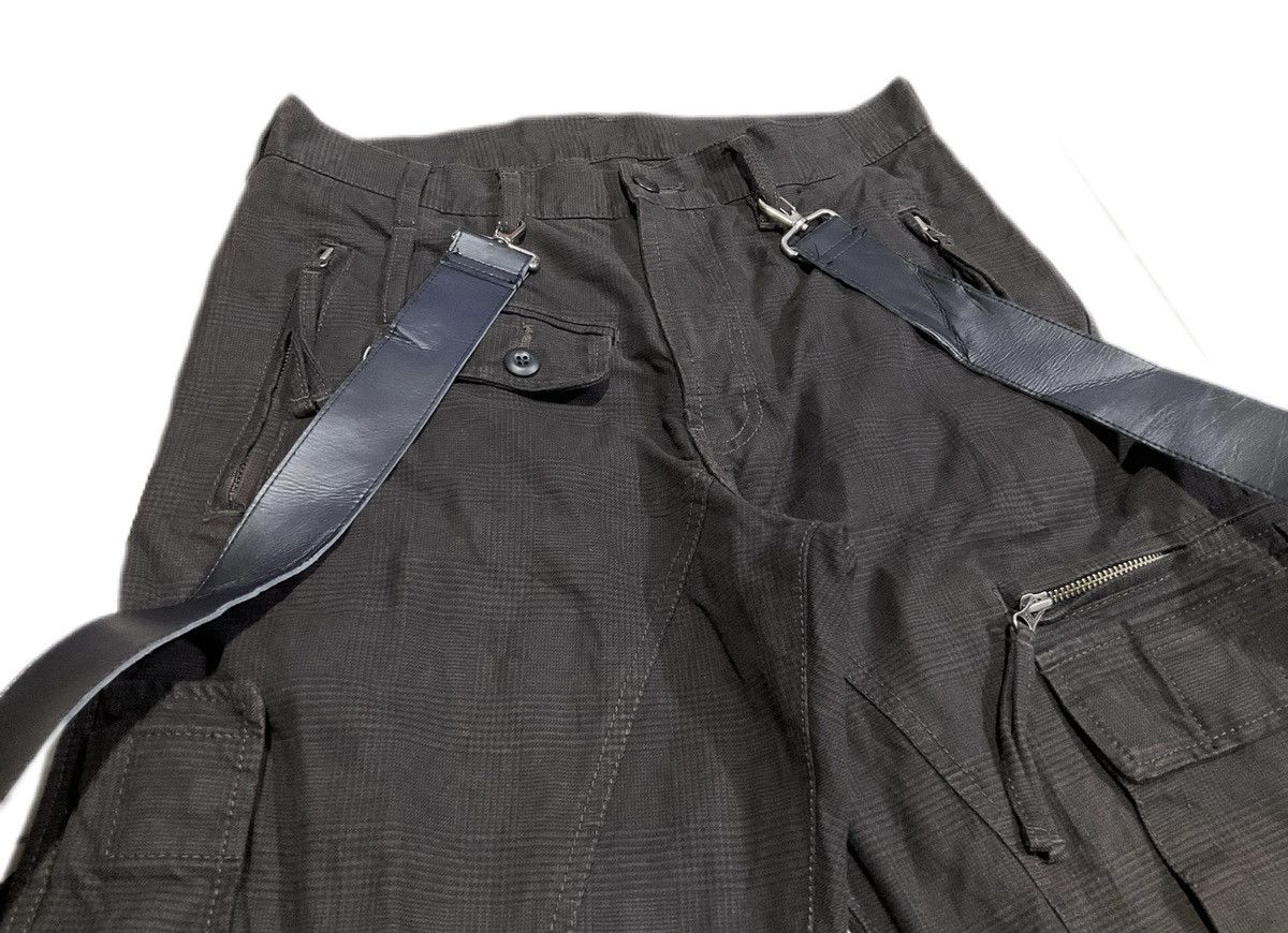 PPFM 🔥Y2K PPFM Bondage Cargo Trouser Pants Leather Suspender Size US 30 / EU 46 - 3 Thumbnail