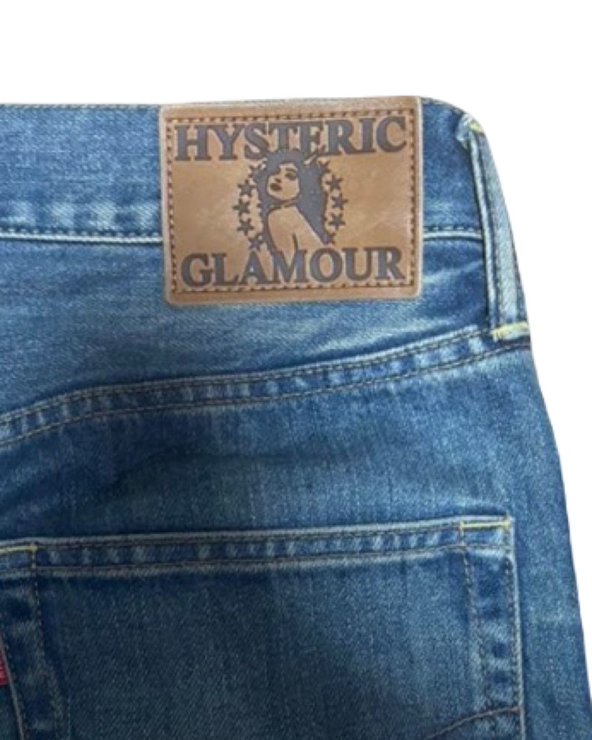 Hysteric Glamour Vixxen Girl Studded Selvedge Denim Jeans Size US 29 - 4 Thumbnail