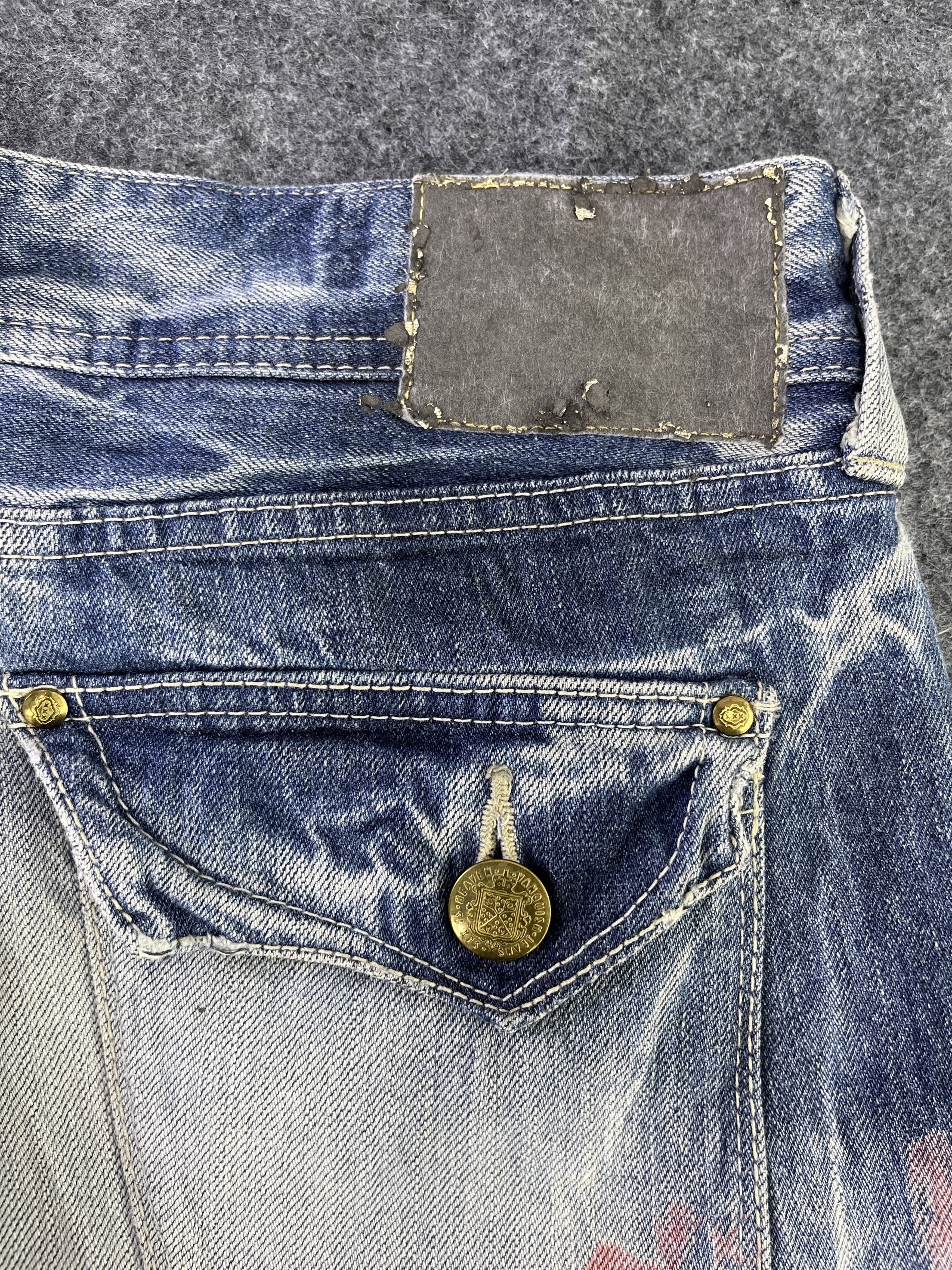 Vanquish Vanquish Paint Splashes Jeans Flare Denim - J939 Size 32" / US 10 / IT 46 - 5 Thumbnail