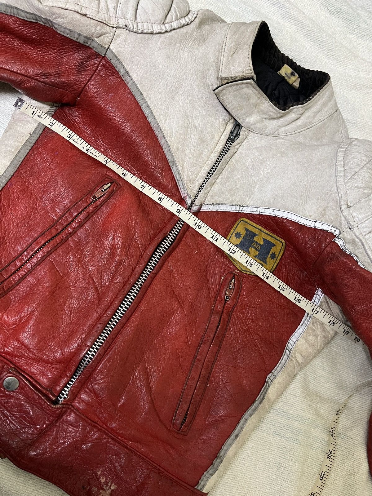 Vintage Vintage 70s Sweden Motorcycle Biker Jacket Size M / US 6-8 / IT 42-44 - 15 Thumbnail