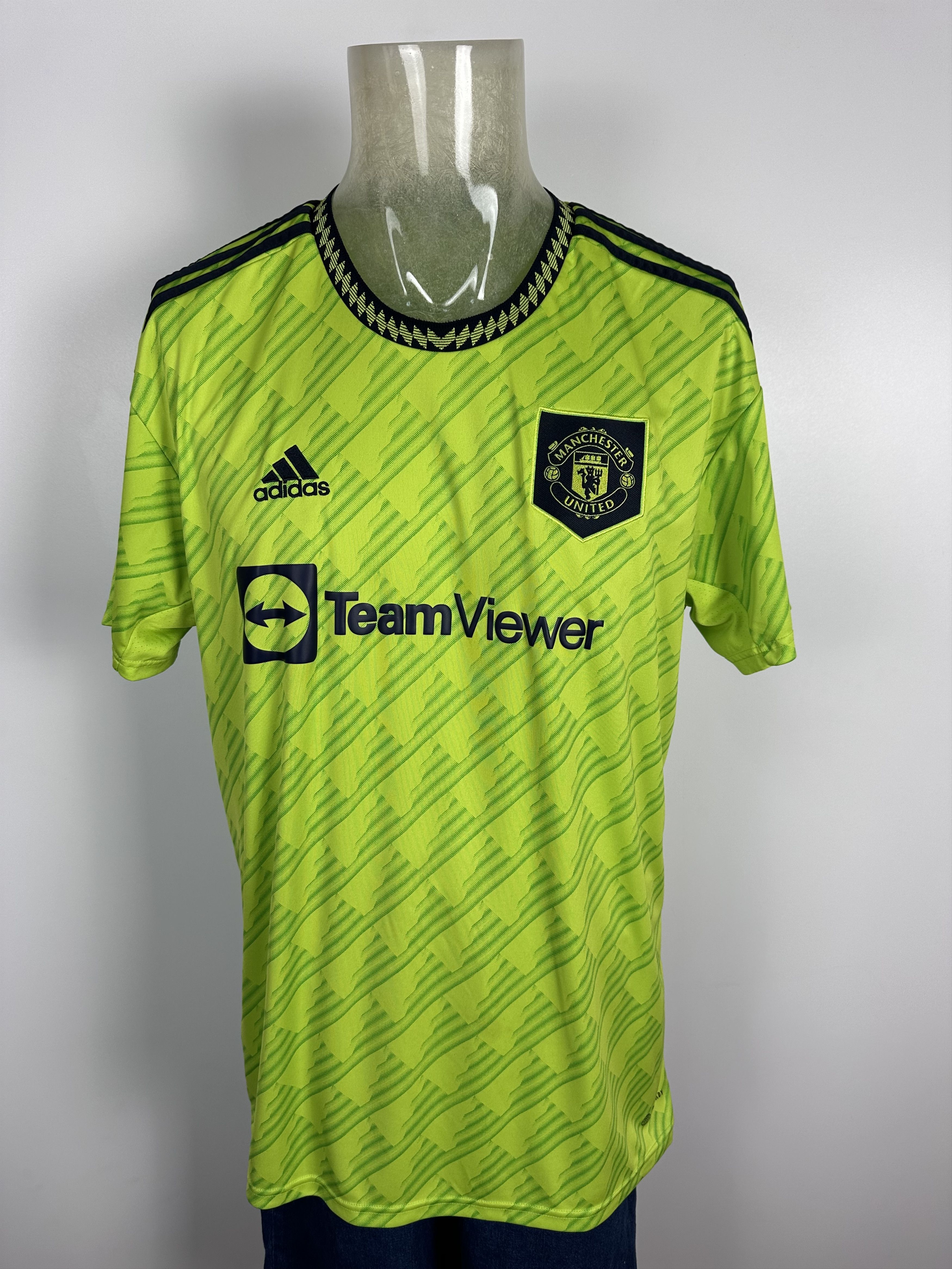 Adidas Manchester United 2022 23 Third Football Shirt Soccer Jersey Size US XL / EU 56 / 4 - 1 Thumbnail