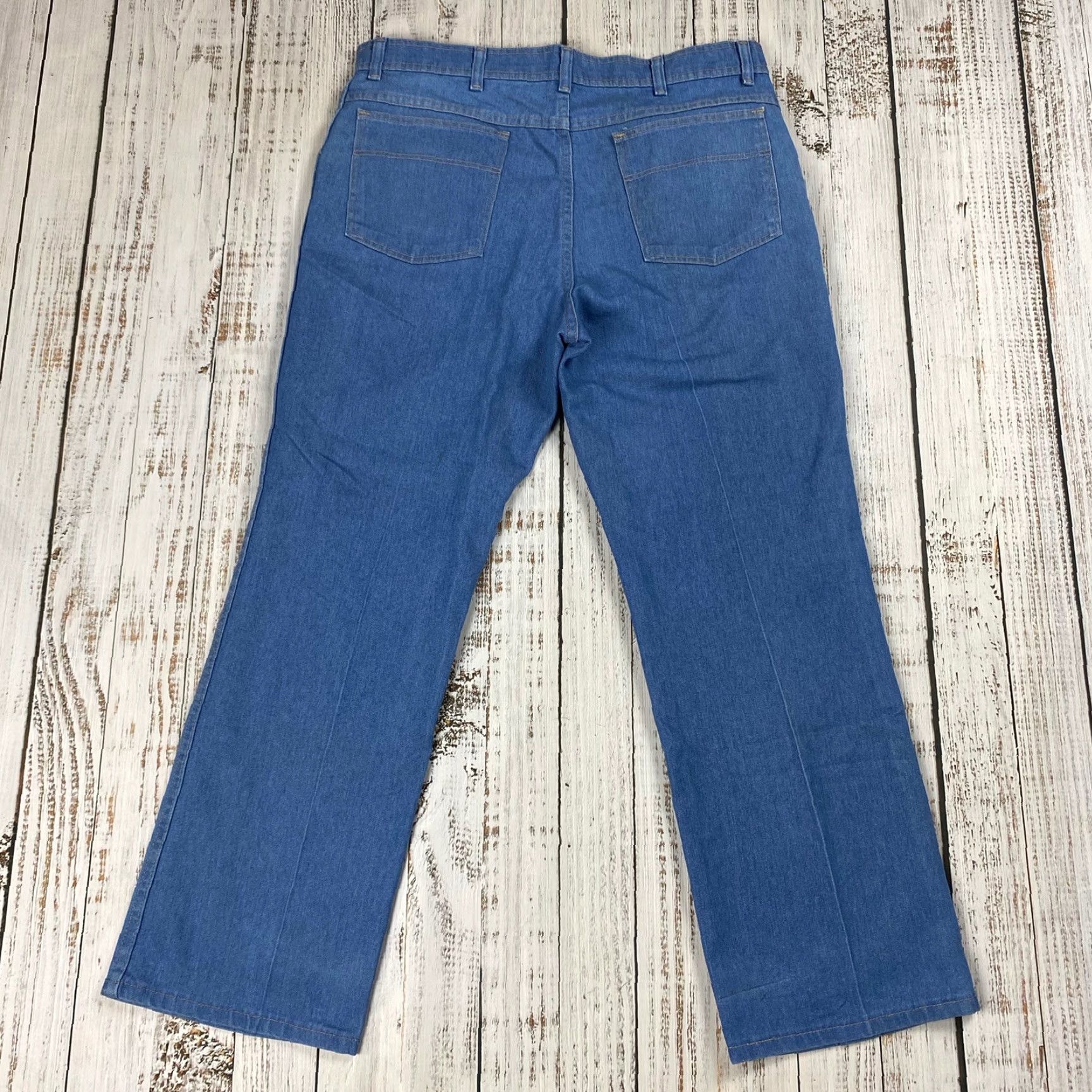 Wrangler Vintage Wrangler Men’s Jeans 36x29 Light Wash Blue Comfort Fit Straight Leg Denim Carhartt Size US 36 / EU 52 - 6 Thumbnail