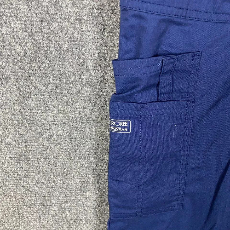 Cherokee Cherokee Scrubs Bottoms Men Large Cotton Workwear Stretch L Size US 35 - 3 Thumbnail