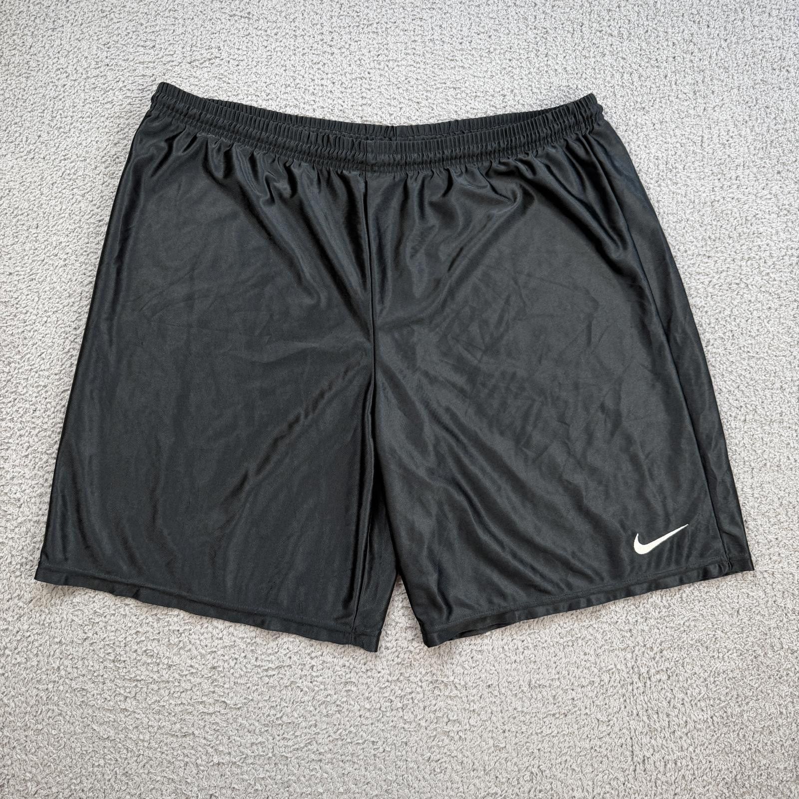 Nike Nike Black Athletic Training Shorts Mens L Swoosh Gym Run Size US 34 / EU 50 - 1 Thumbnail