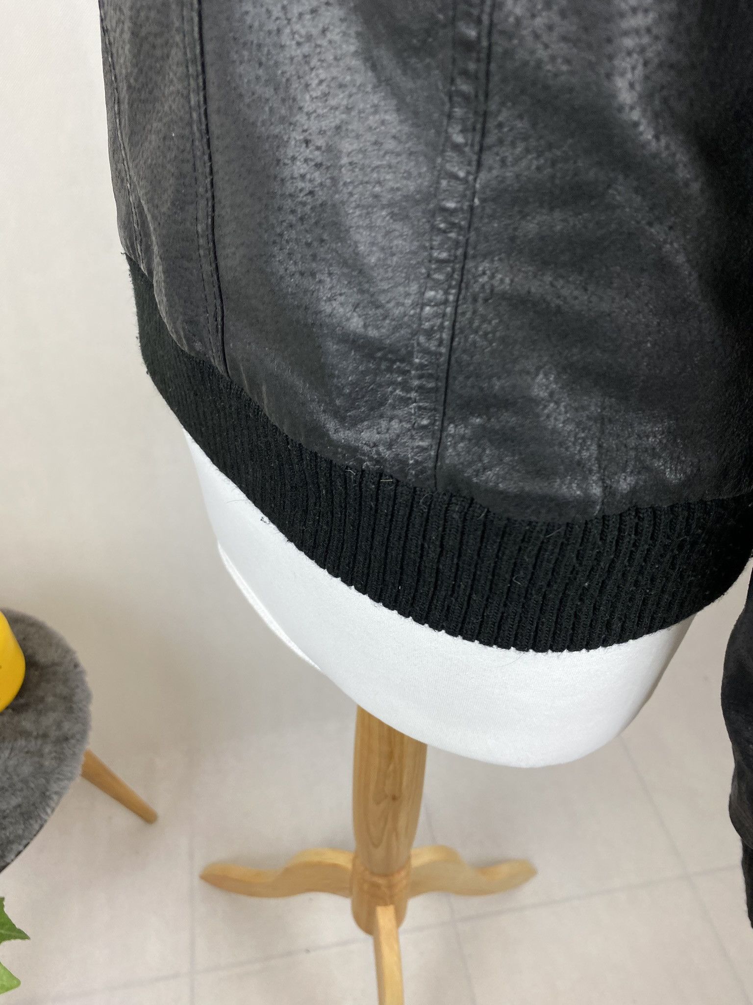 Genuine Leather × Vintage real leather jacket vintage vera pelle big collar Size L / US 10 / IT 46 - 5 Thumbnail