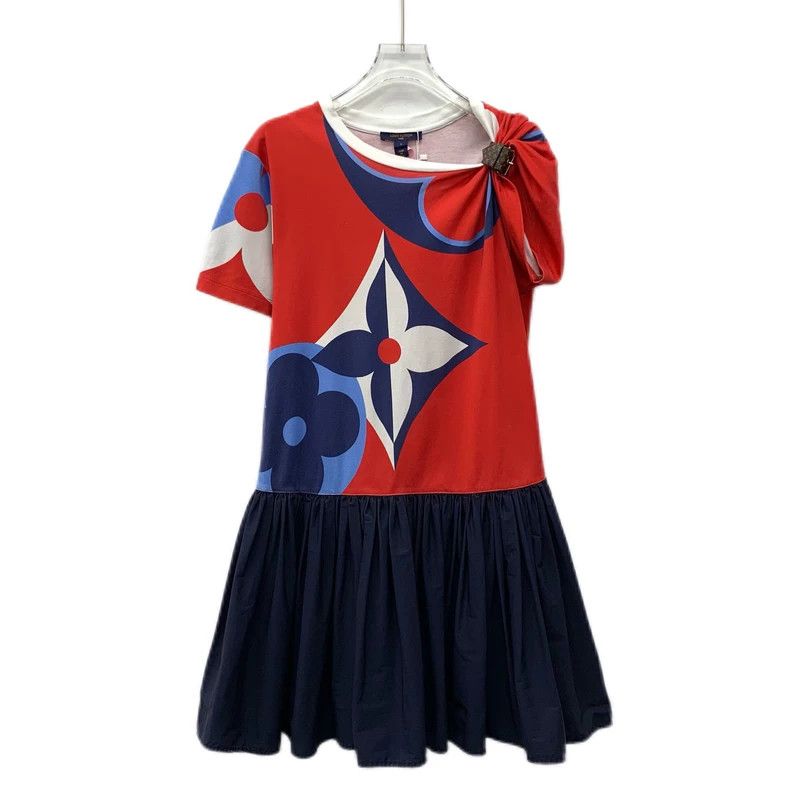 Louis Vuitton Louis Vuitton Colorblock logo presbyopic print patchwork c Size S / US 4 / IT 40 - 1 Thumbnail