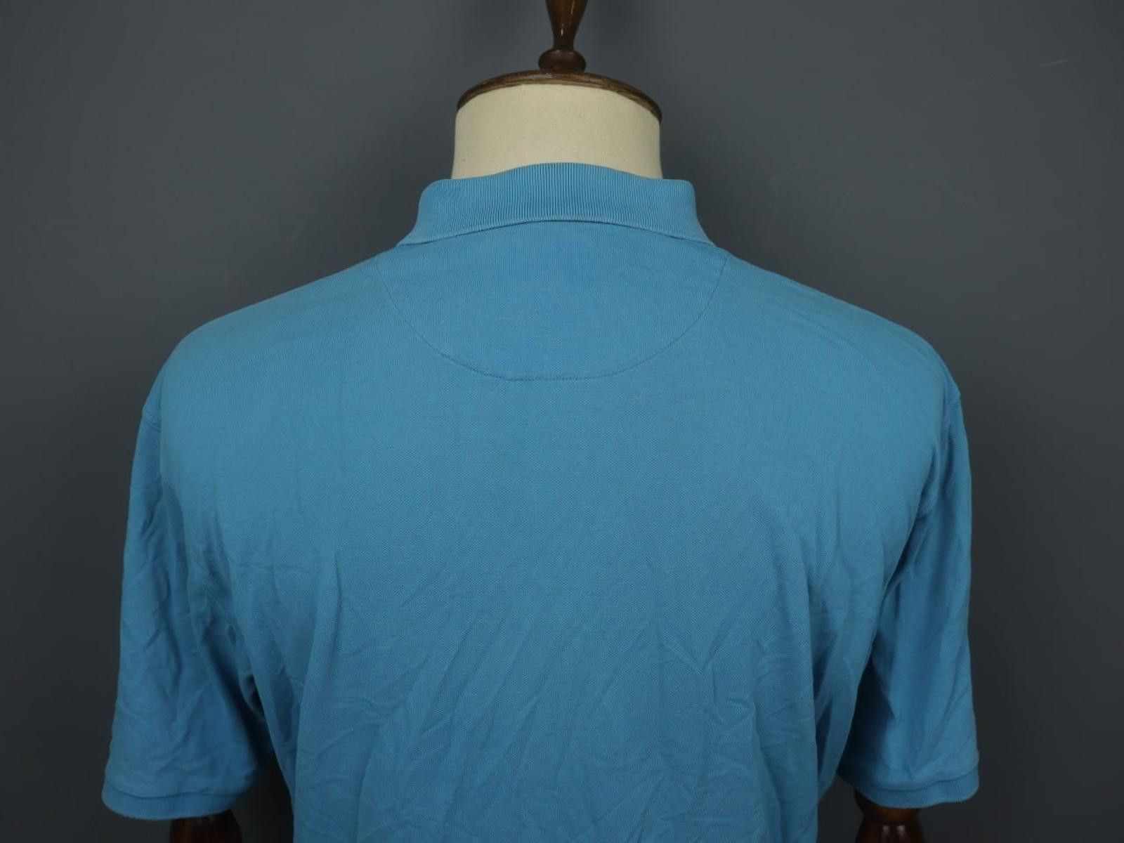 La Martina LA MARTINA Blue Cotton Collared Casual Polo Shirt Size XL Size US XL / EU 56 / 4 - 8 Thumbnail
