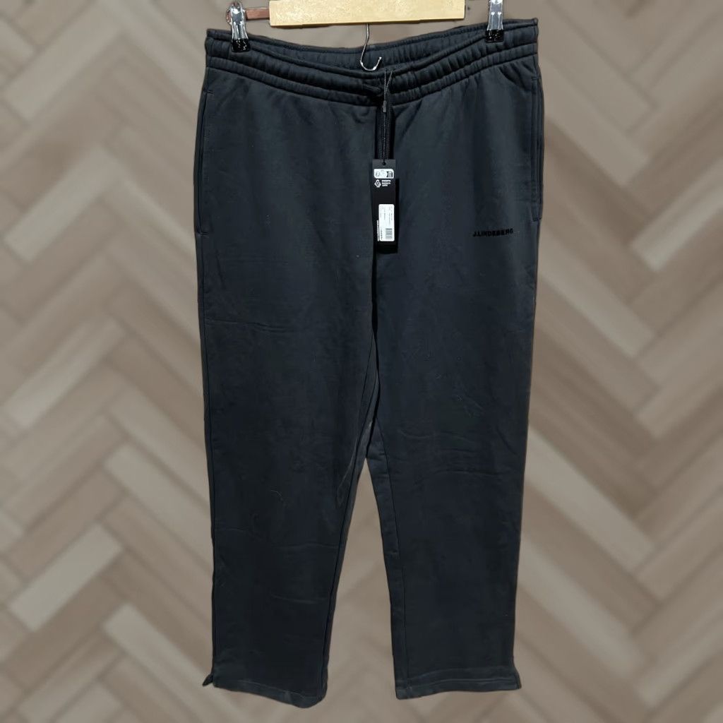 J.Lindeberg J Lindeberg Callan Sweatpants Mens L Black Fleece NWT Size US 33 - 1 Thumbnail