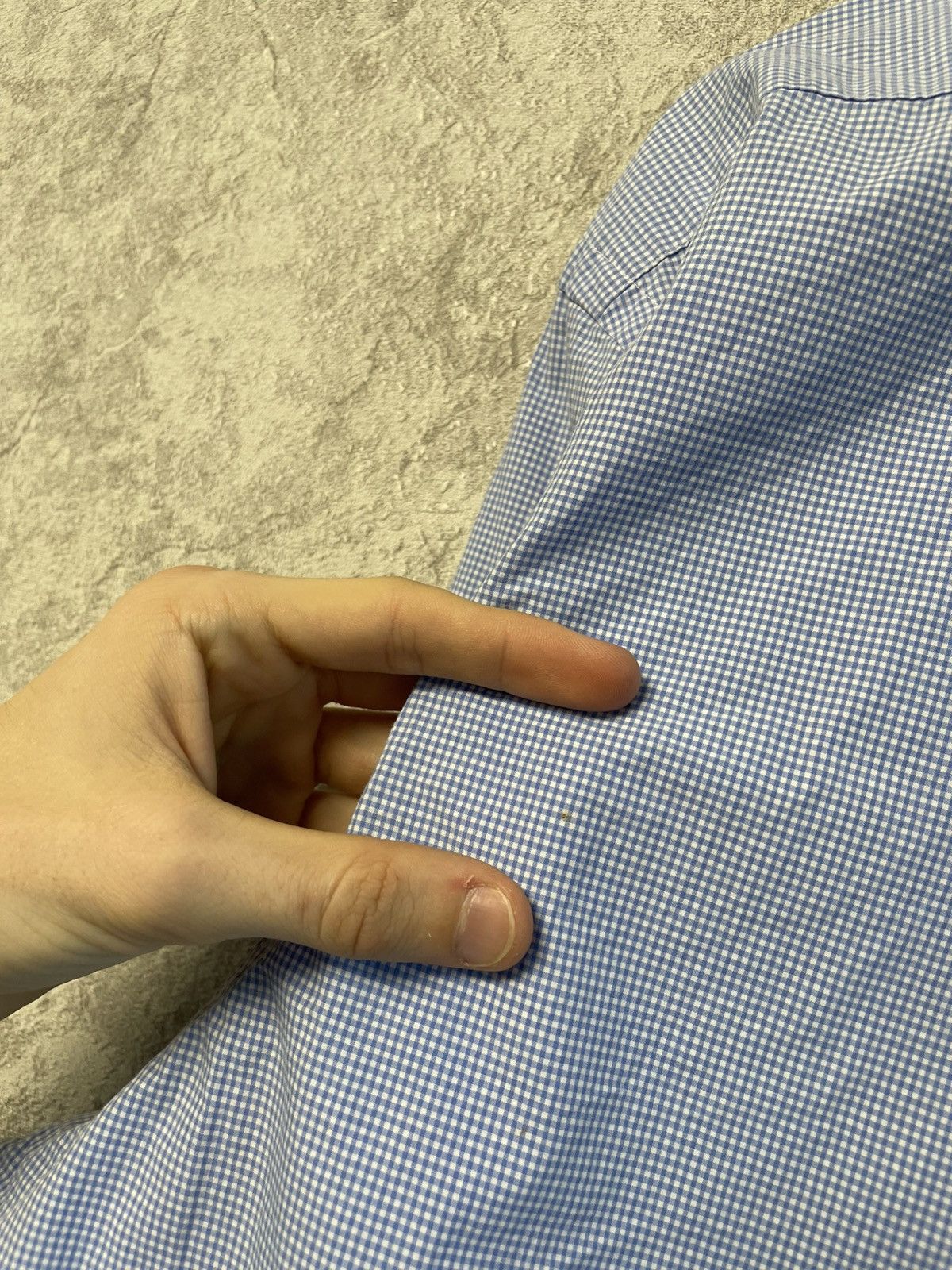 Polo Ralph Lauren Polo Ralph Lauren Blue Checkered Long Sleeve Shirt ButtonUp Size US XXL / EU 58 / 5 - 15 Thumbnail