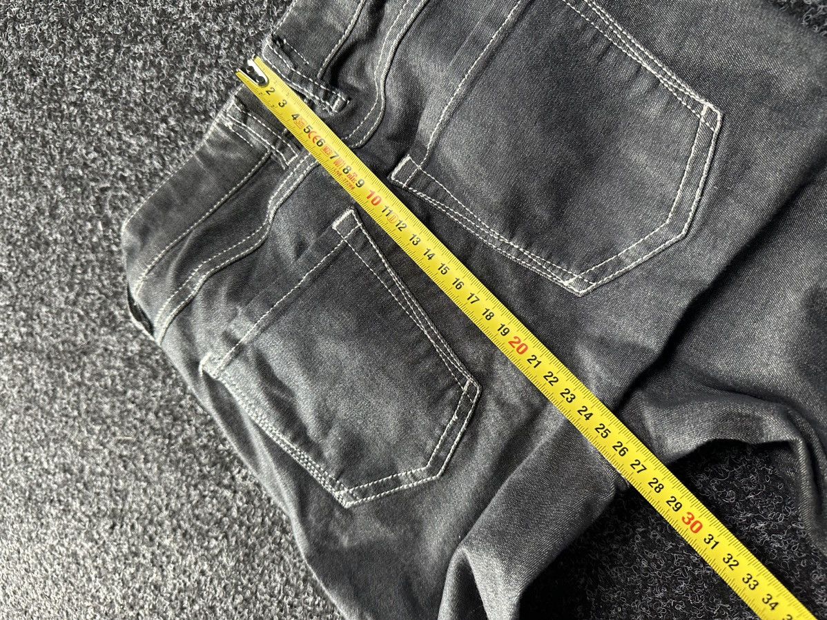 Diesel Black Gold × Vintage 🚨DIESEL BLACK GOLD AVANT GARDE SKINNY PANTS Y2K RARE Size 23" - 13 Thumbnail