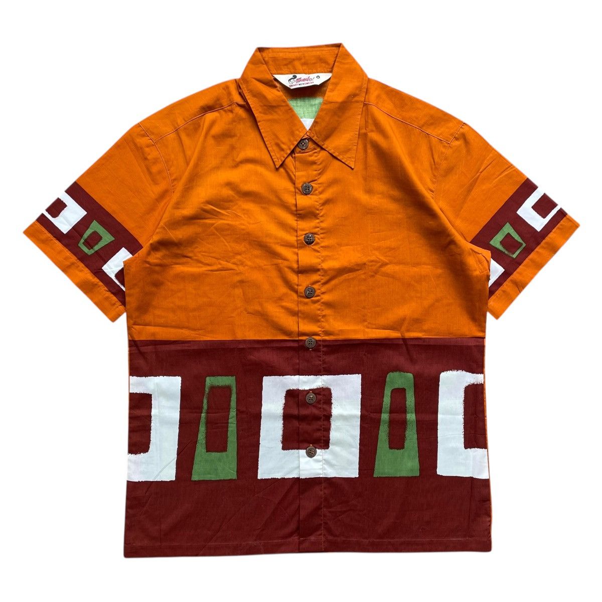 Mambo × Vintage VINTAGE Y2K MAMBO SKULL SKELETON BUTTON UPS SHIRT Size US M / EU 48-50 / 2 - 2 Thumbnail