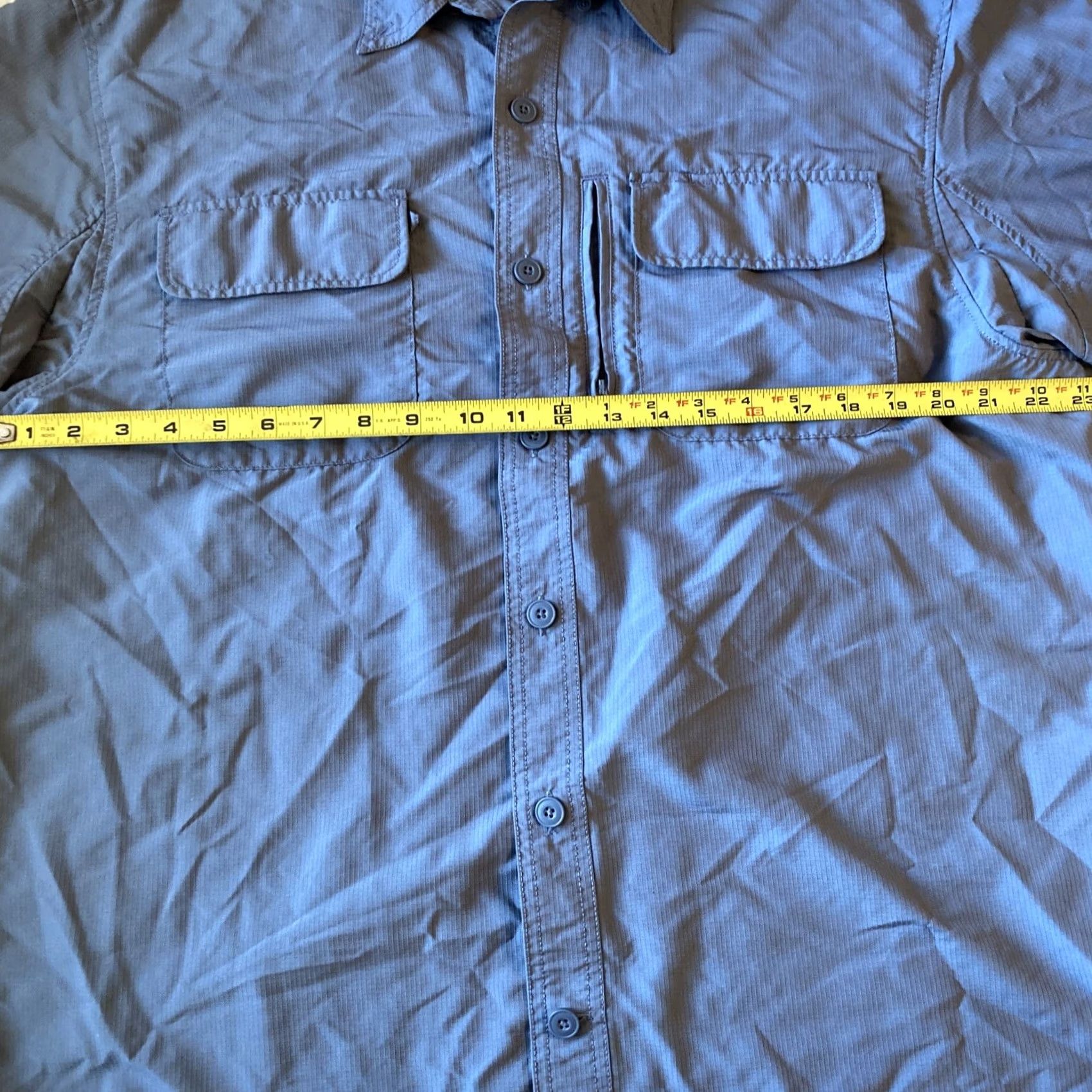 Duluth Trading Company Duluth Trading Co. Shirt Button-Down Grey Mens L Large Quick Dry Freedom Of Movement Coolplus Size US L / EU 52-54 / 3 - 4 Thumbnail