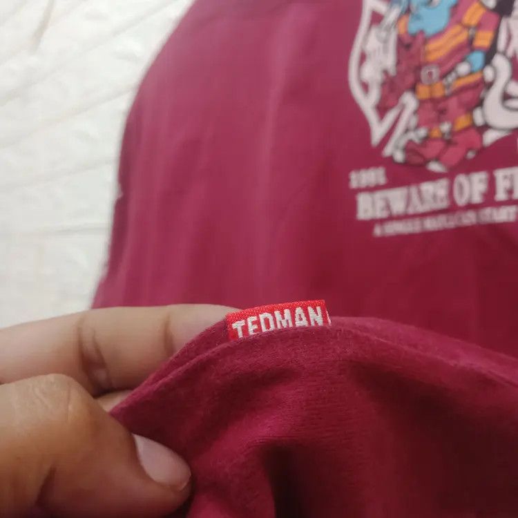 Tedman Vintage ted company fire fighter small pocket t-shirt Size US M / EU 48-50 / 2 - 6 Thumbnail