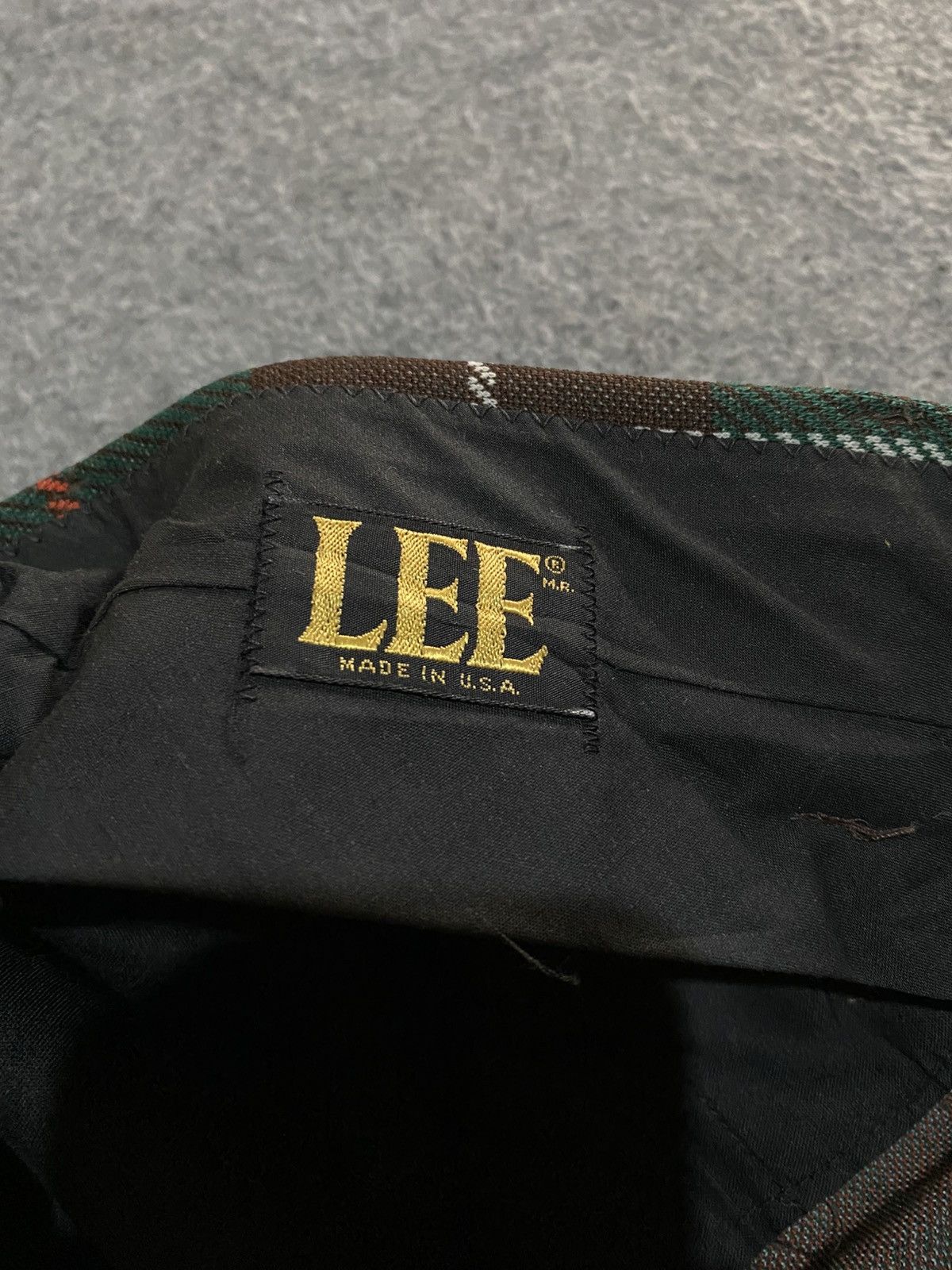 Vintage 70s Lee Plaid Pants Size US 30 / EU 46 - 7 Thumbnail