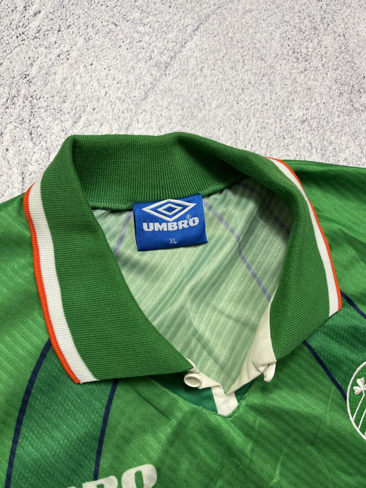 Umbro Vintage Umbro Republic Of Ireland 1994 Home Soccer Jersey Size US XL / EU 56 / 4 - 5 Thumbnail
