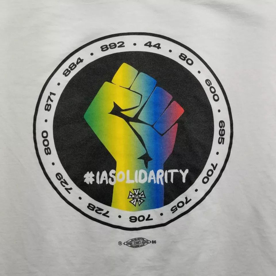 Other IA Solidarity Shirt Mens Medium Short Sleeve Bayside Size US M / EU 48-50 / 2 - 4 Thumbnail