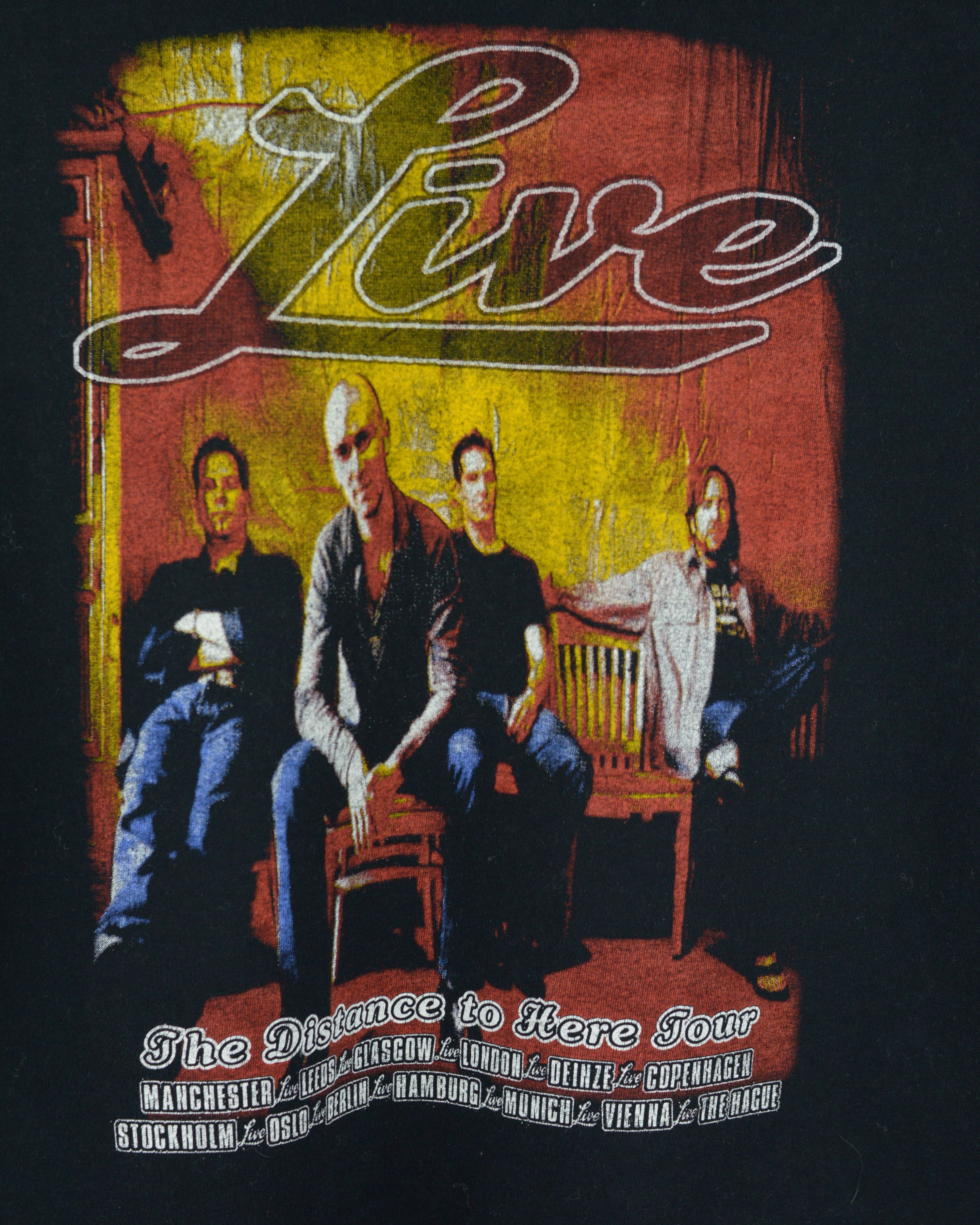 Band Tees Vintage Live The Distance To Here tour 1999 t shirt Size US XL / EU 56 / 4 - 5 Thumbnail