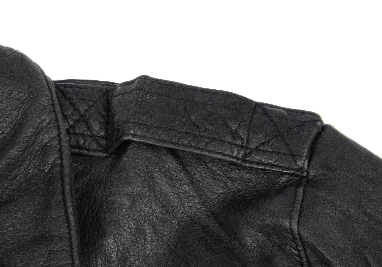 Jean Paul Gaultier Lambskin A2 Jacket in Navy Black Size 48 Size US M / EU 48-50 / 2 - 3 Thumbnail