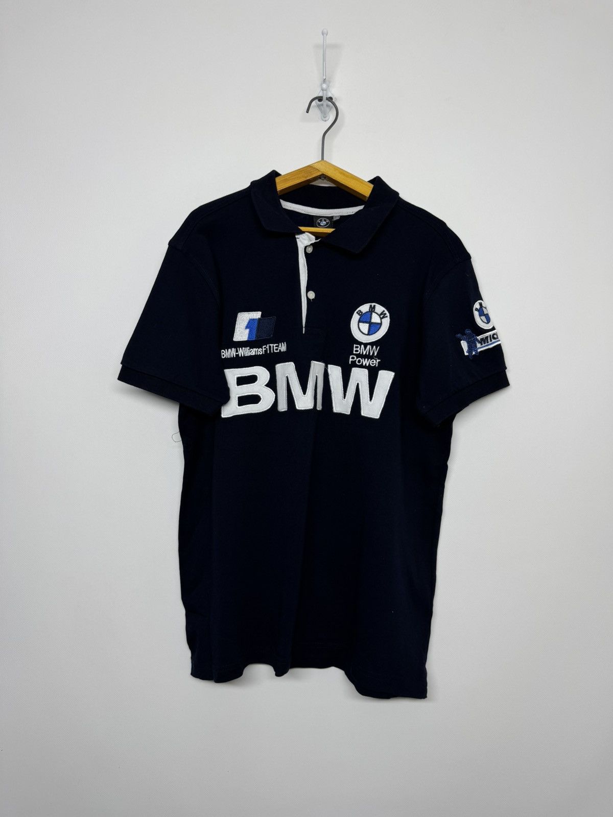 BMW Vintage Y2k Racing F1 Williams BMW Team 90’s Size US XXL / EU 58 / 5 - 3 Thumbnail