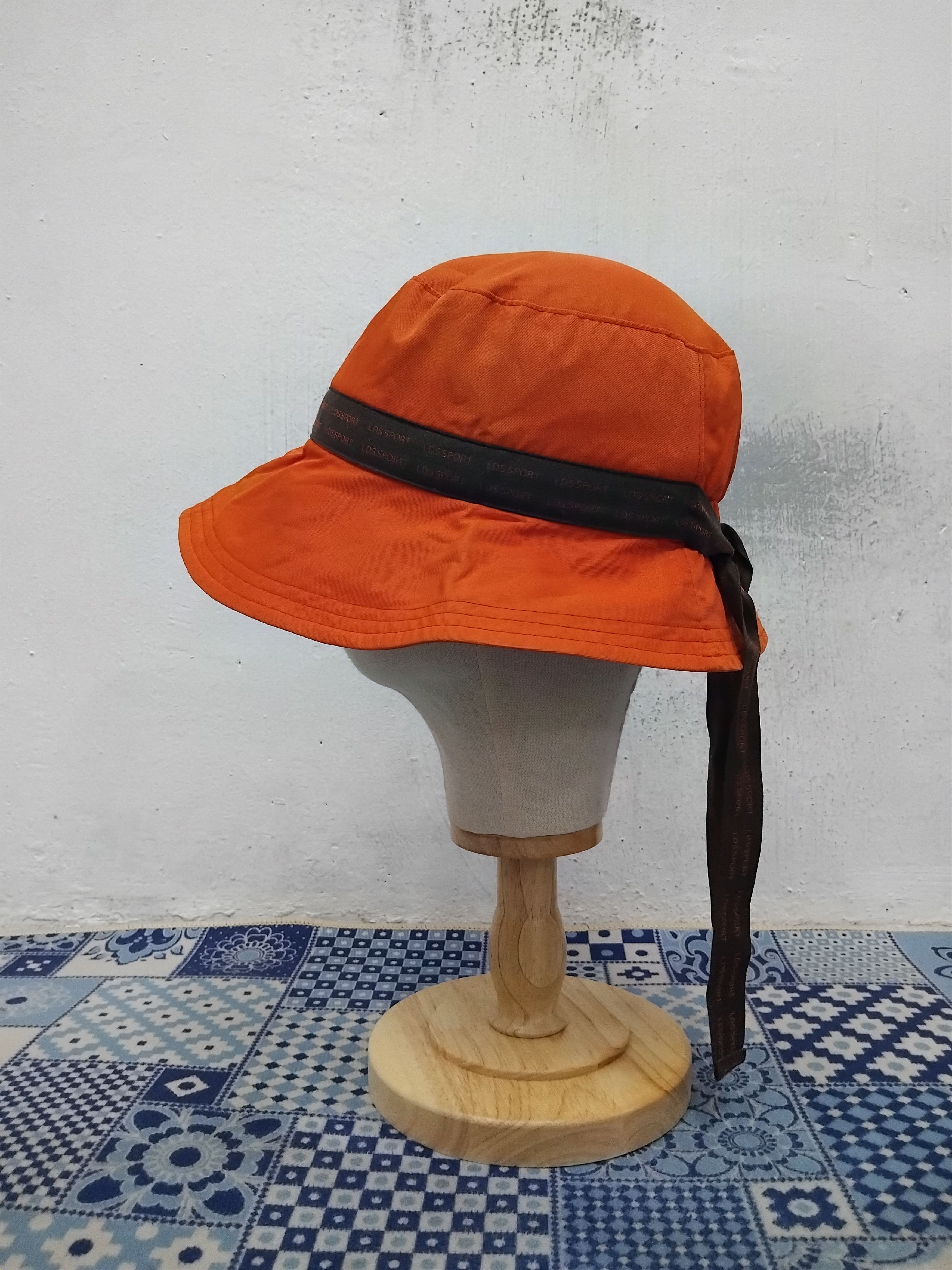 Japanese Brand 💥Lee dong soo golf orange colour hat Size ONE SIZE - 11 Thumbnail