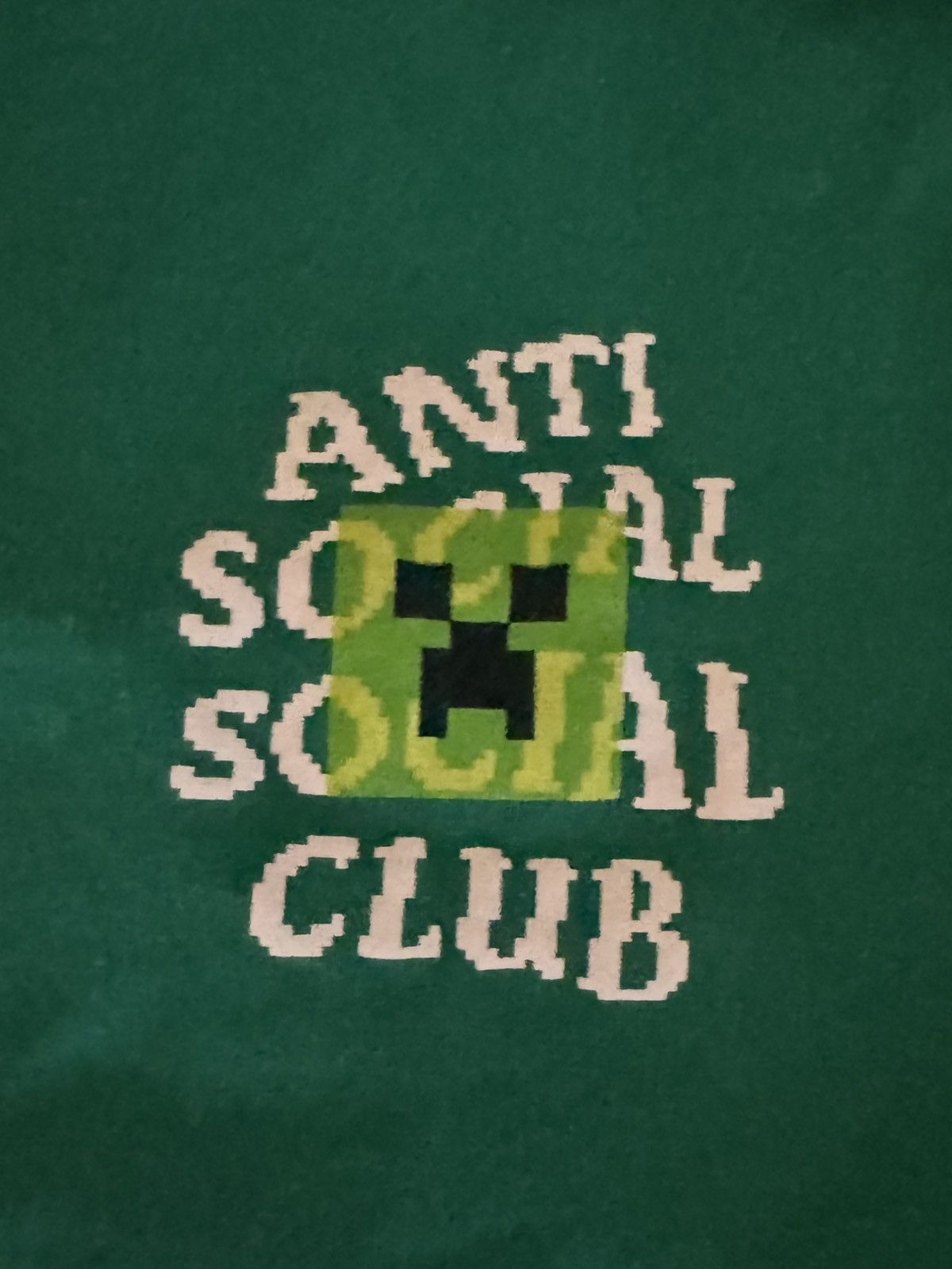 Anti Social Social Club ASSC Minecraft T-Shirt Large Size US L / EU 52-54 / 3 - 2 Thumbnail