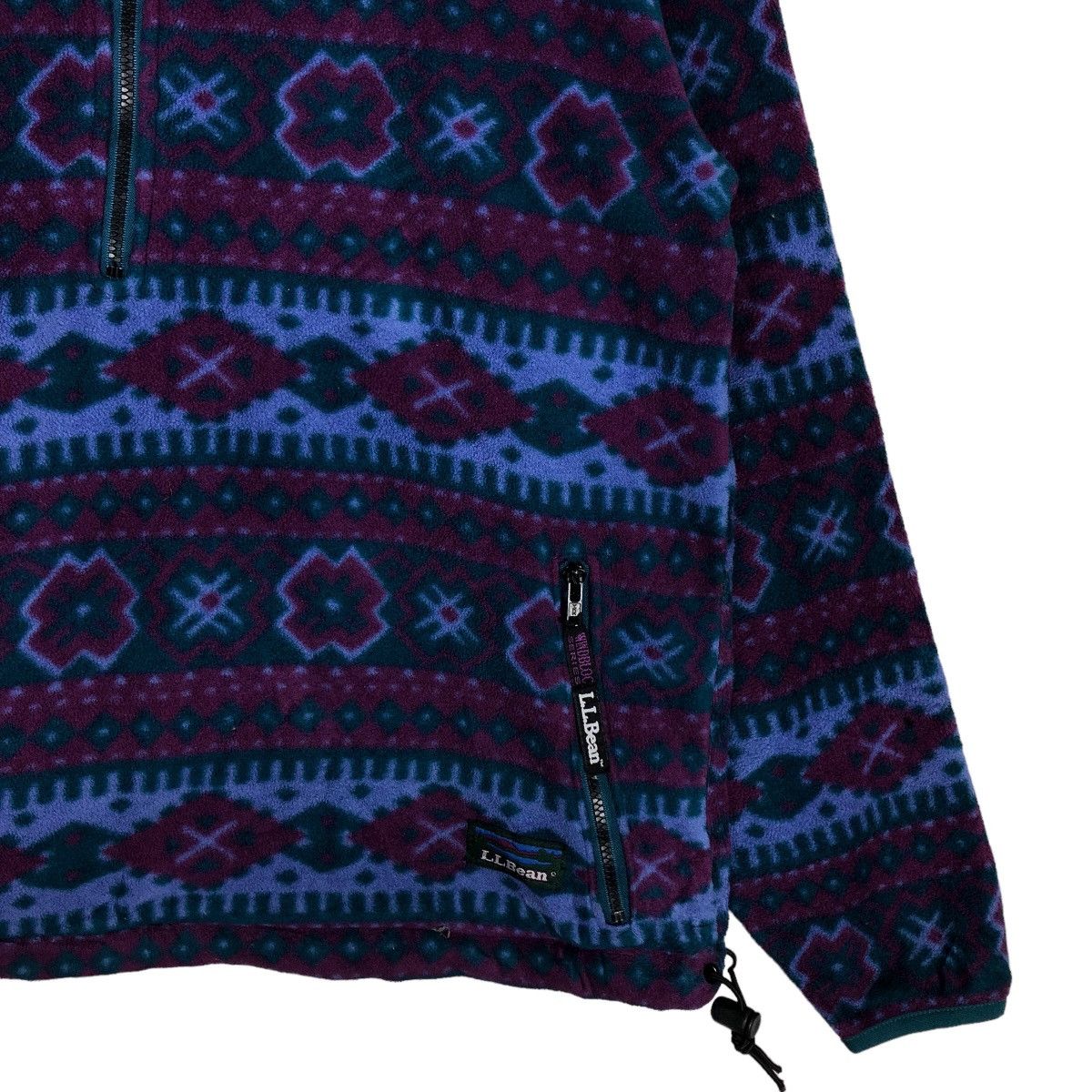 L.L. Bean 🔥Vtg Fleece Jacket Anorak L.L.Bean Native Aztec Navajo Size US M / EU 48-50 / 2 - 5 Thumbnail