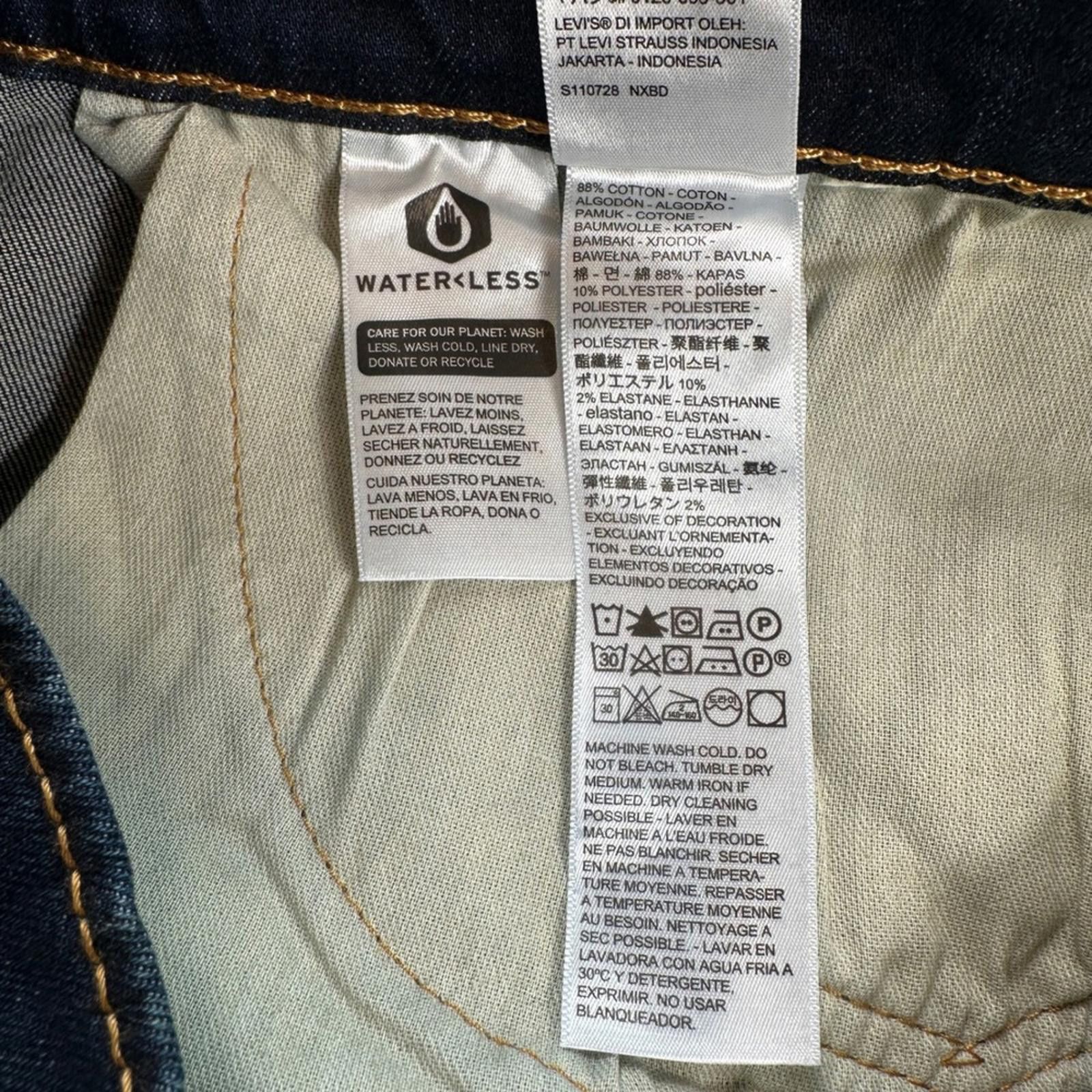 Other Levis 541 Jeans Men's 46x30 Athletic Taper Dark Wash Stretch Size US 44 / EU 60 - 9 Thumbnail