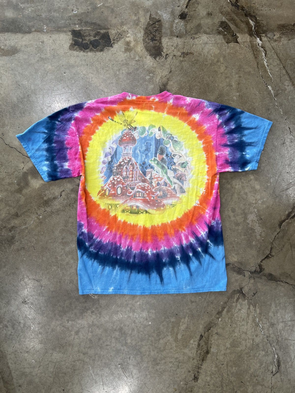 Liquid Blue × Vintage Vintage 1999 Liquid Blue Gnome Tie Dye Tee XL Size US XL / EU 56 / 4 - 5 Thumbnail