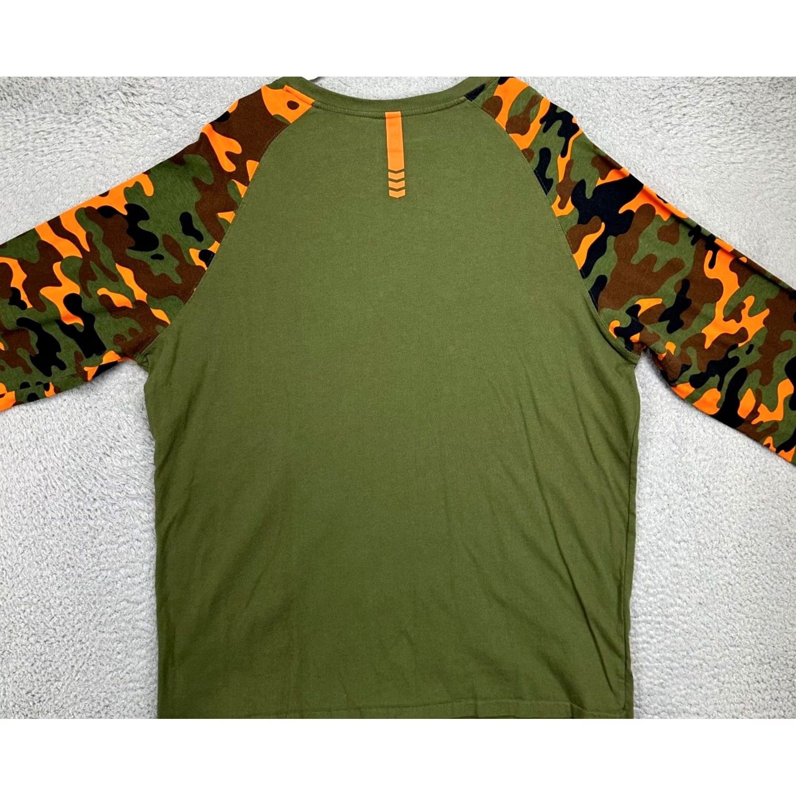 Vintage New England Patriots Shirt Mens XL Pro Line Green Camo Long Sleeve NFL Fanatics Size US XL / EU 56 / 4 - 3 Thumbnail